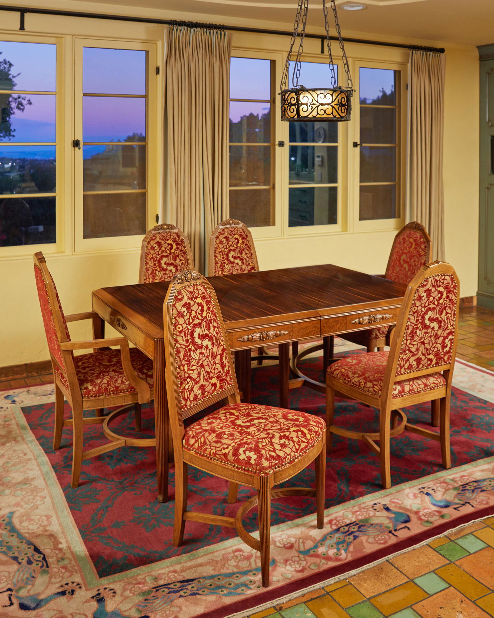 A French Art Deco dining room suite (1 of 6)