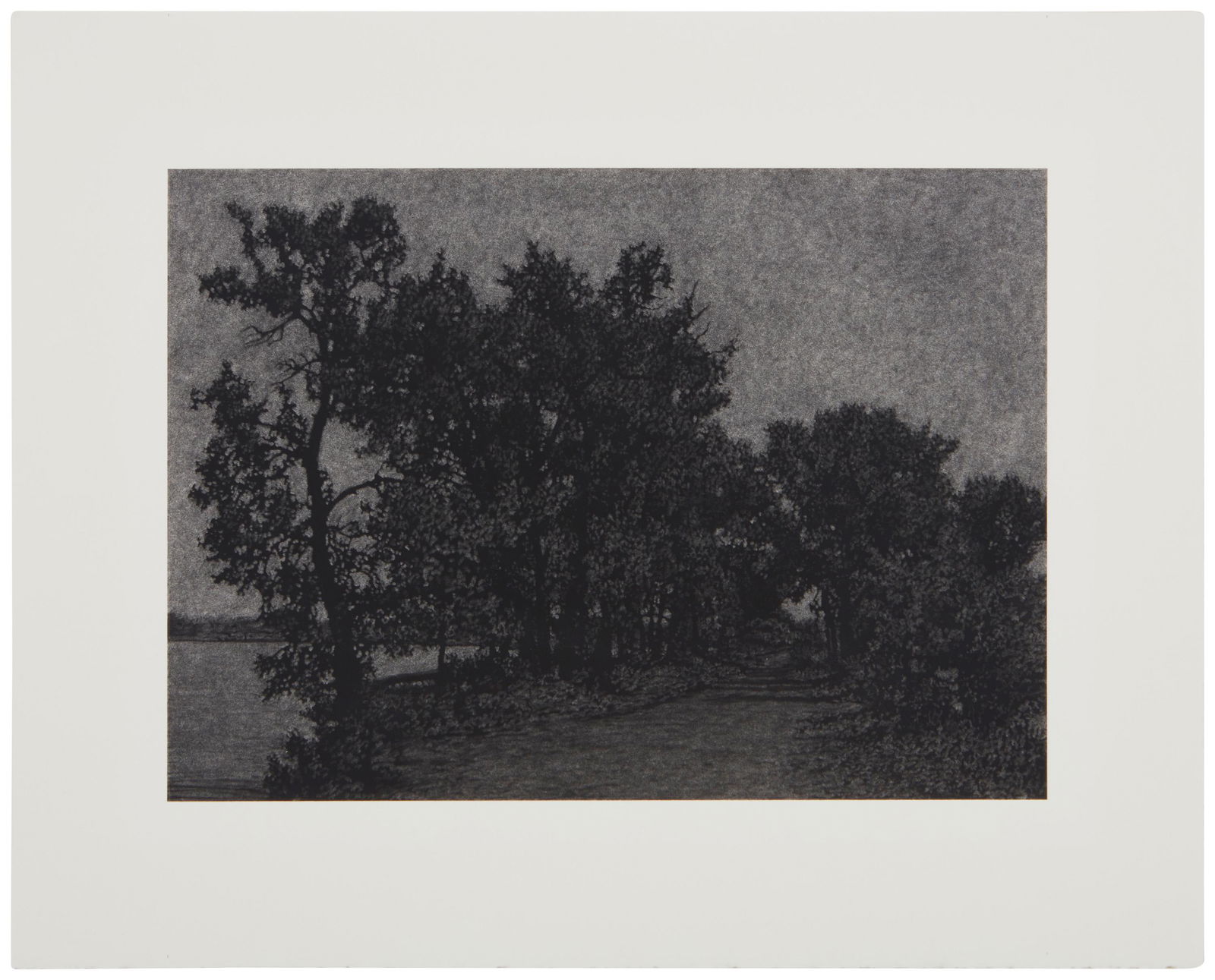 David Klamen (b. 1961, American): Untitled, 2002 Graphite on paper under glass Signed and dated, verso: Klamen Image: 10" H x 14" W; Sheet: 15.25" H x 19" W Provenance: Richard Gray Gallery, Chicago, IL and NY, NY Property of an