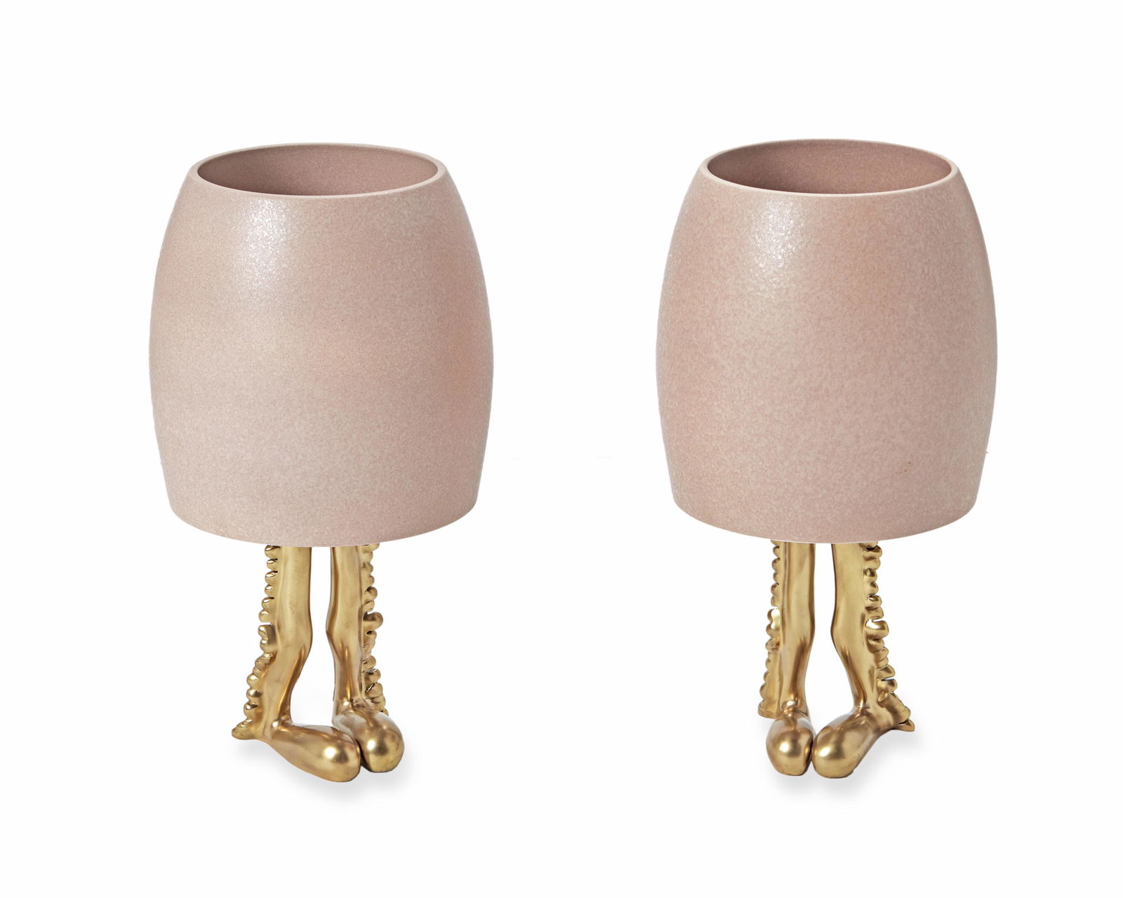 A pair of L'Objet Haas "Simon Leg" table lamps (1 of 4)