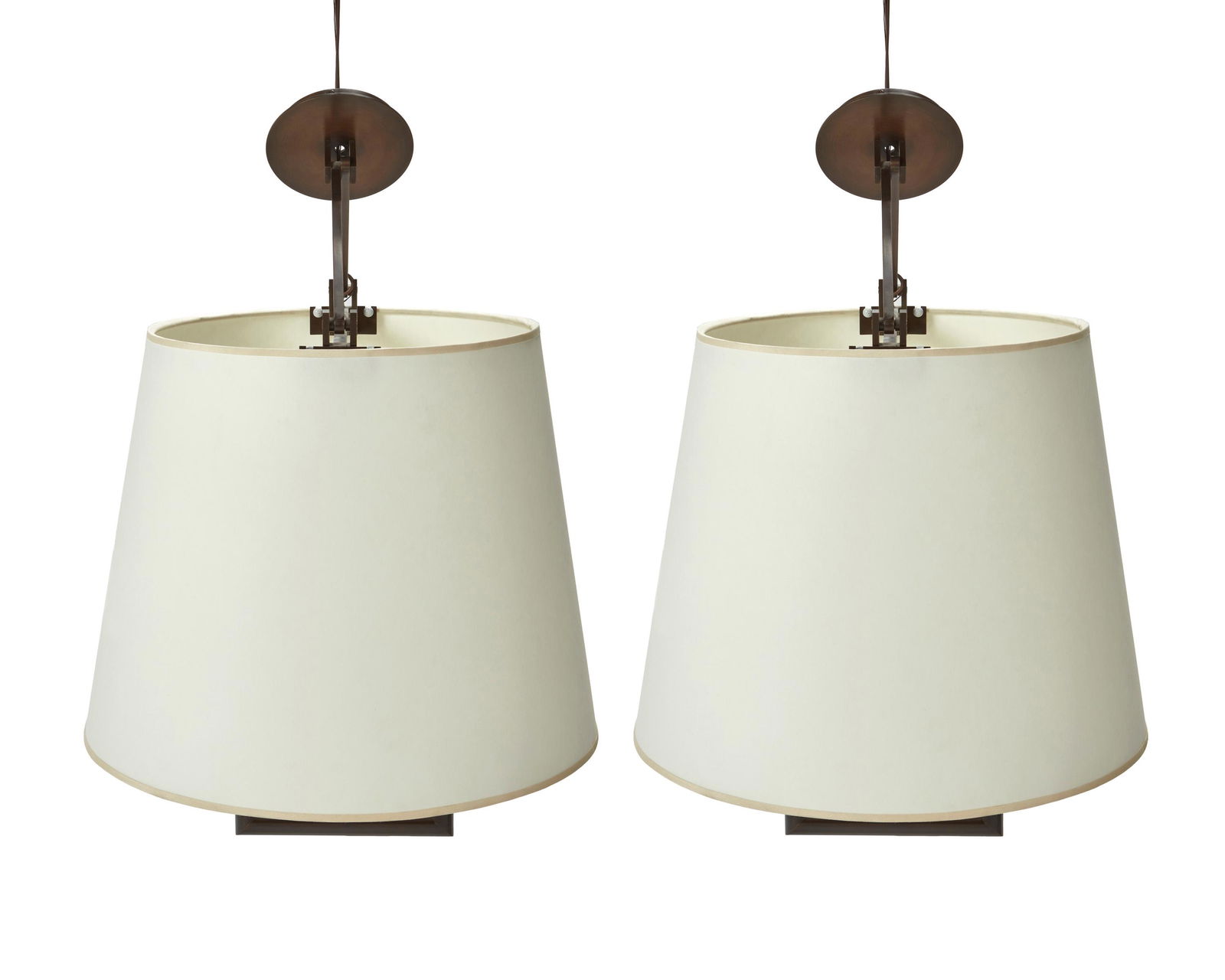 A pair of Phoenix Day "Josef" pendant chandeliers, by Thomas Lavin (1 of 3)