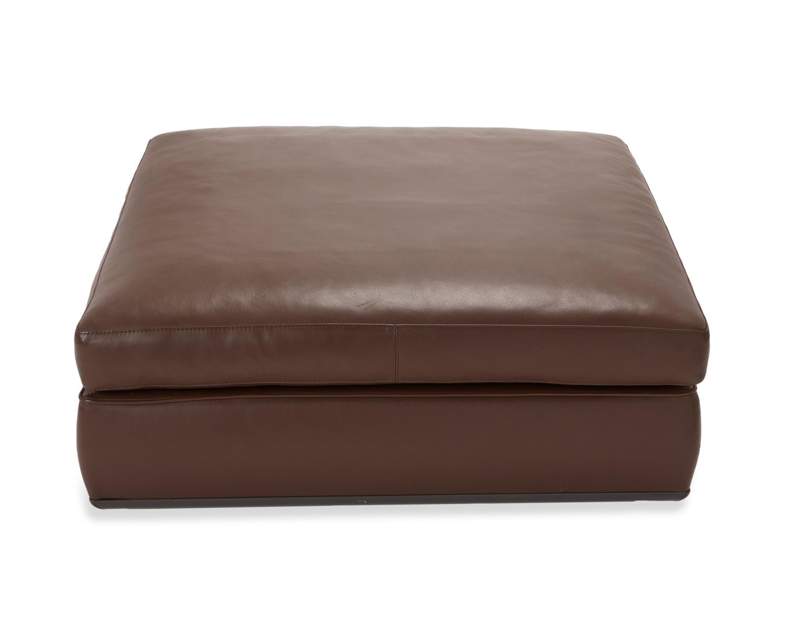 A Minotti leather ottoman (1 of 6)