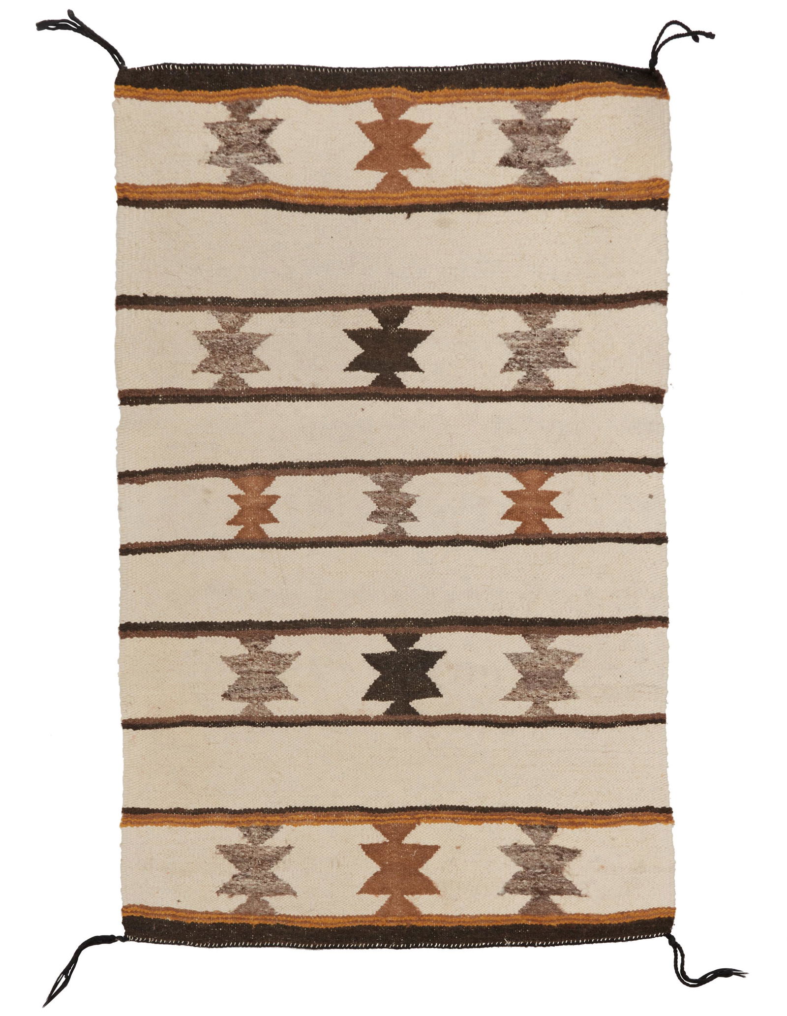 A Navajo banded double saddle blanket (1 of 2)