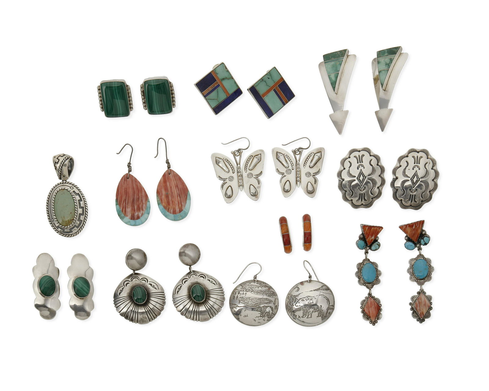 A mixed group of Southwest-style jewelry (1 of 2)