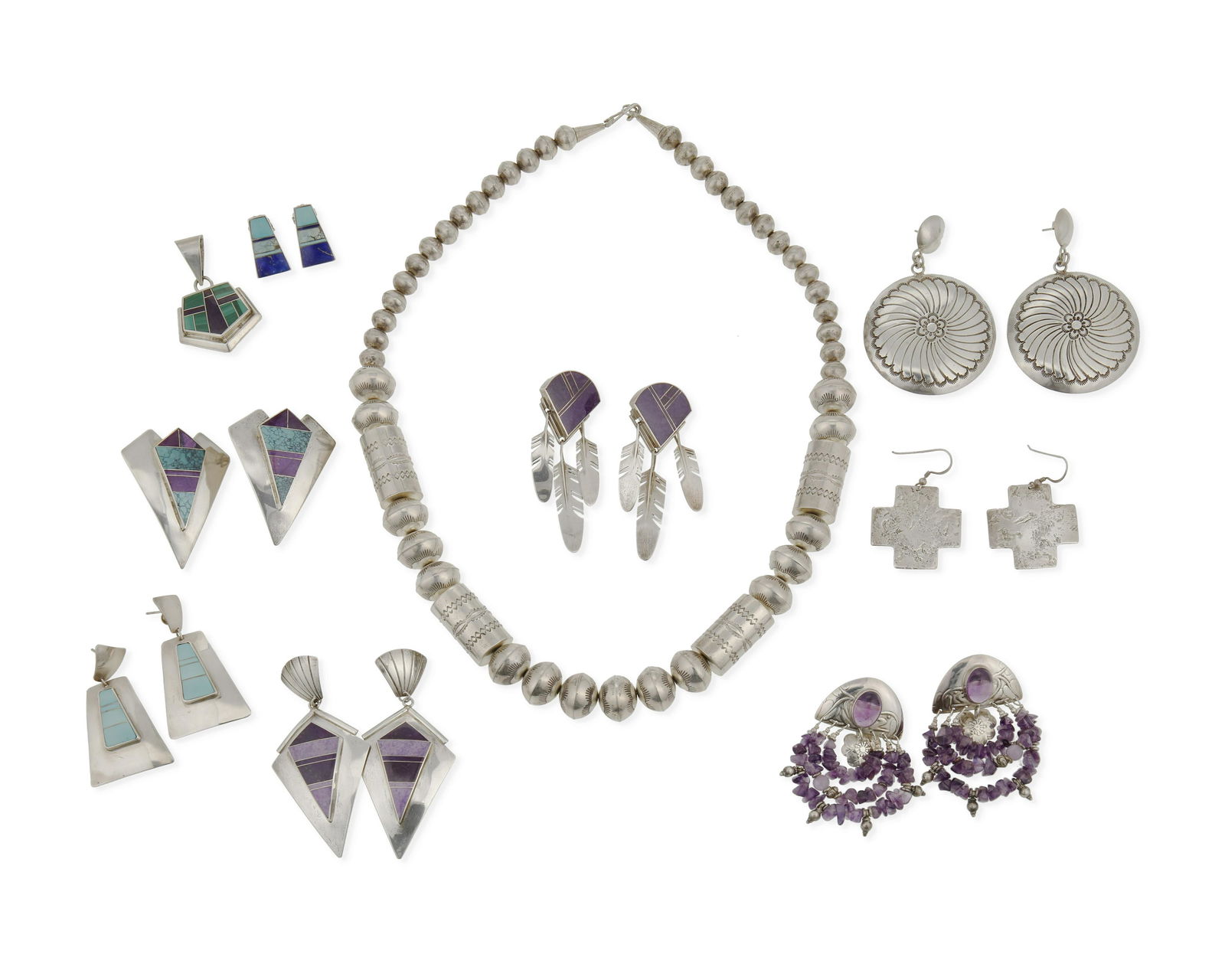 A group of Southwest-style jewelry (1 of 2)