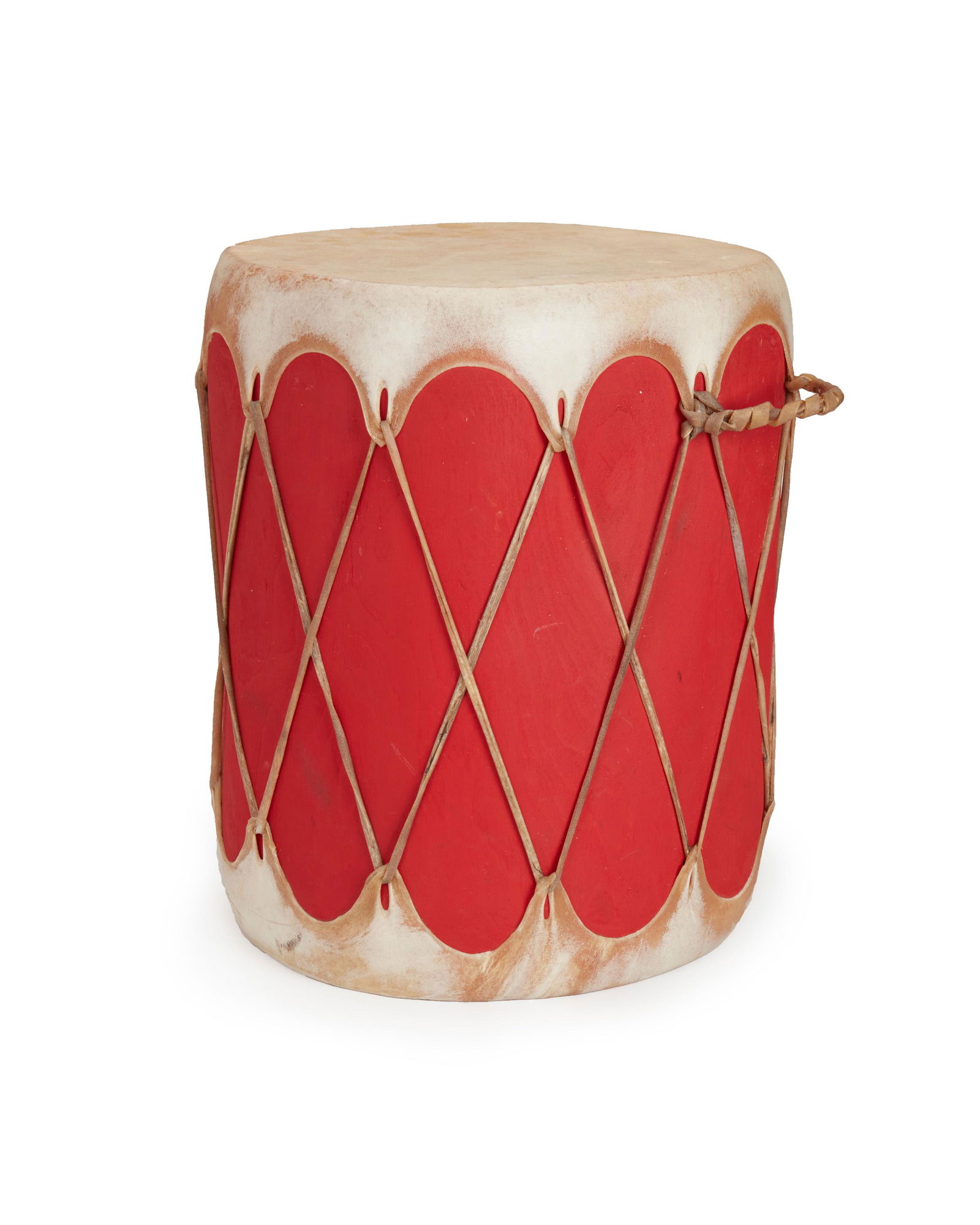 A contemporary Taos Pueblo drum (1 of 6)
