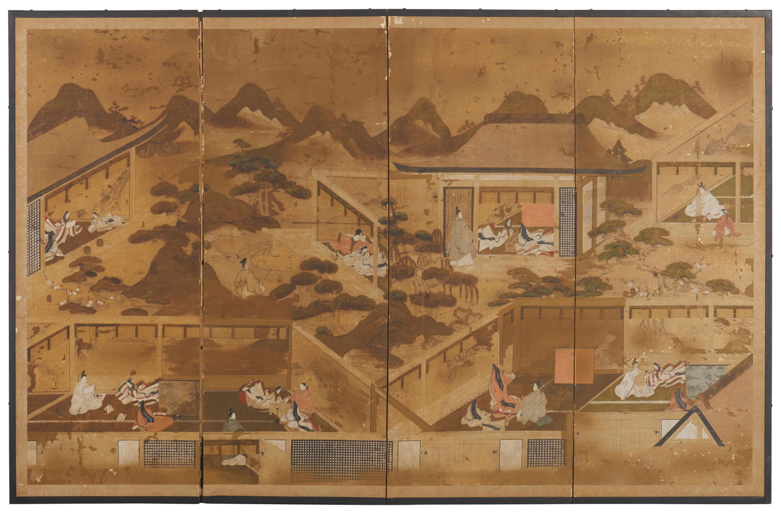 A Japanese byobu folding screen (1 of 3)