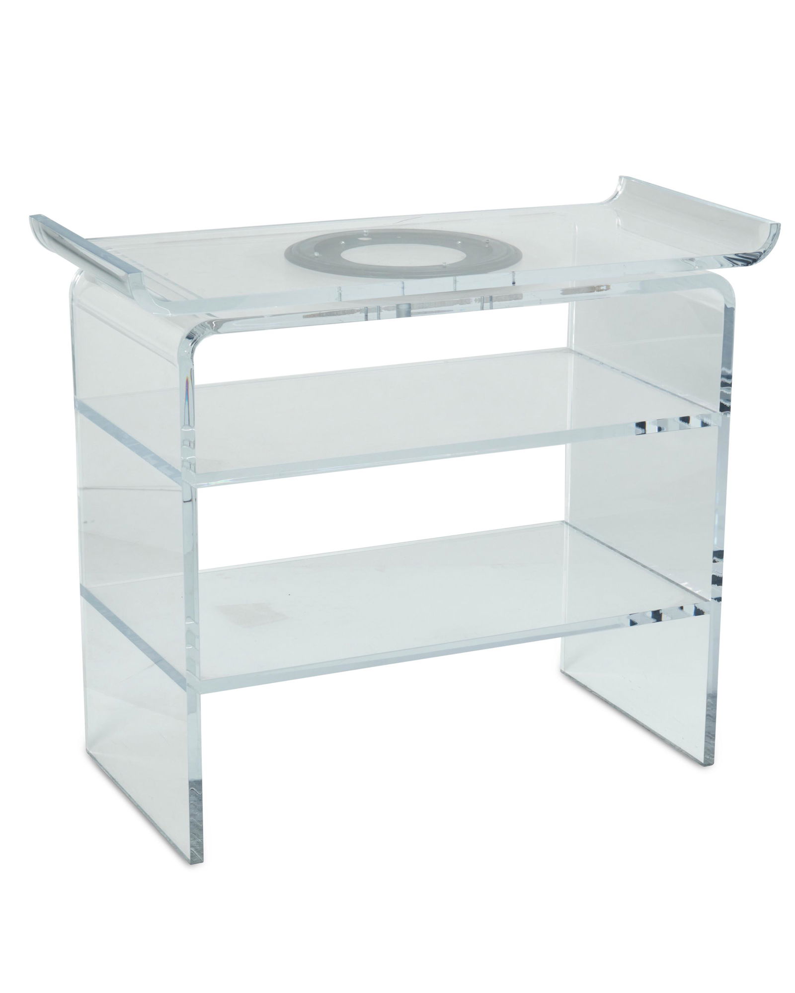 A contemporary Lucite etagere (1 of 3)