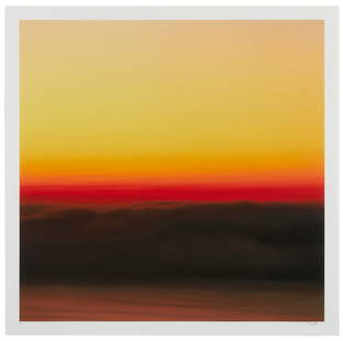 Robert Weingarten (b. 1941): 6:30 AM Series 08/14/03, Malibu, CA, #77, 2003 Digital color photograph on wove paper Edition: 7/10, printing date unknown Signed in pencil lower margin, at right: R. Weingarten; numbered in pencil