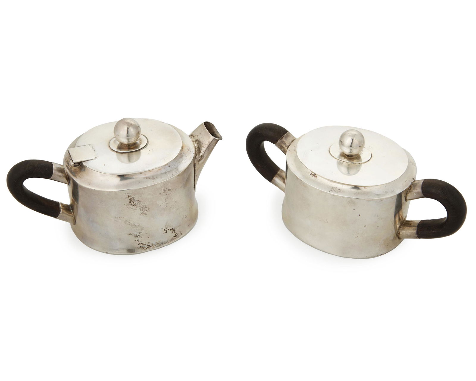 A William Spratling sterling silver cream and sugar set (1 of 3)