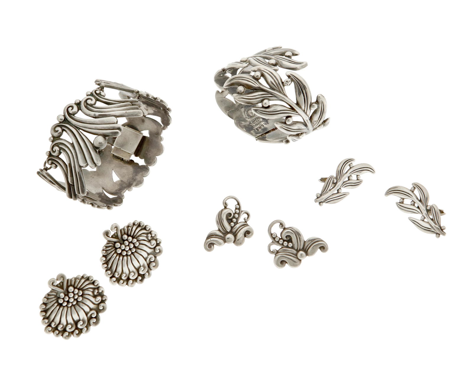 A group of Margot de Taxco sterling silver jewelry (1 of 2)