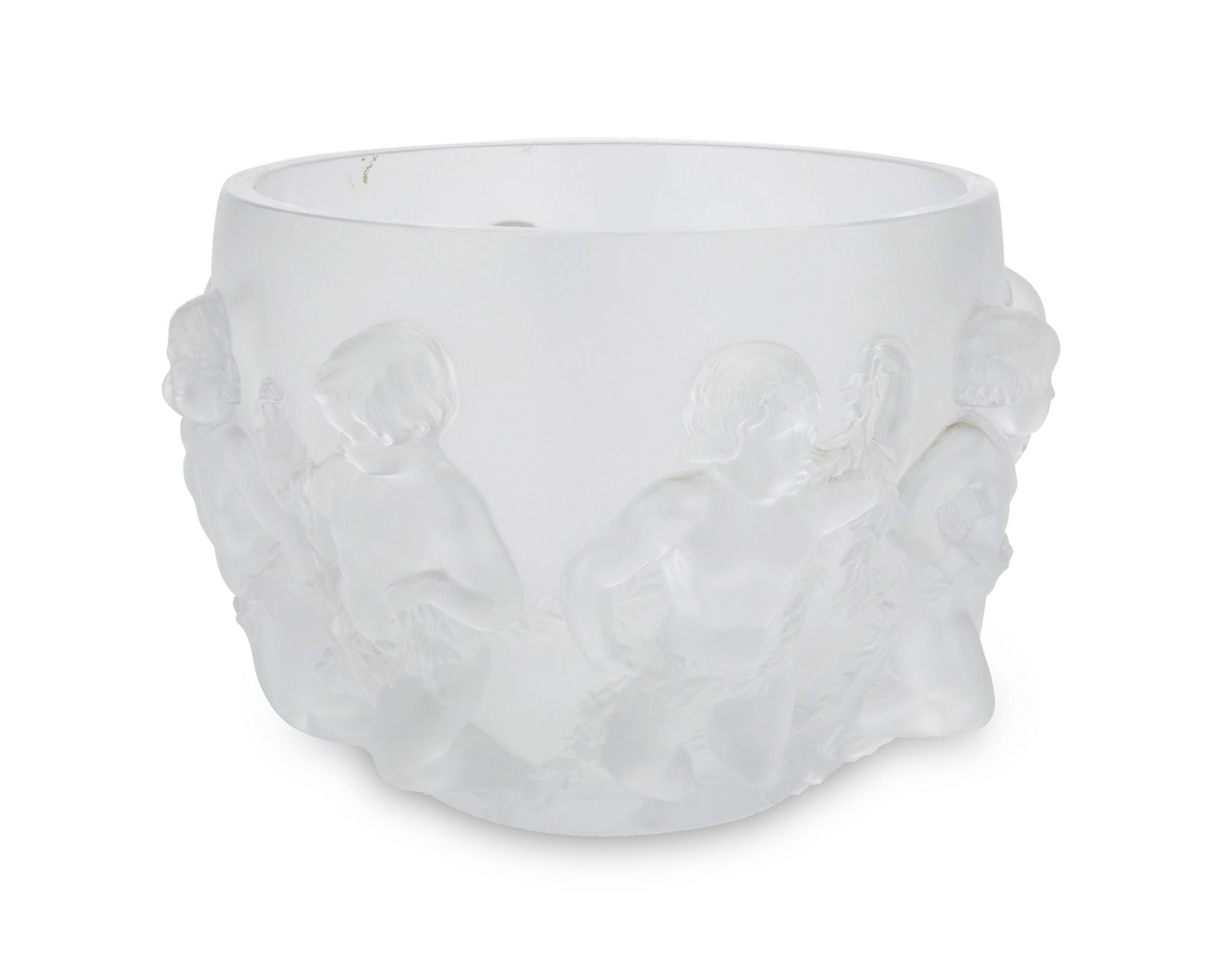 A Lalique "Luxembourg" crystal bowl (1 of 2)