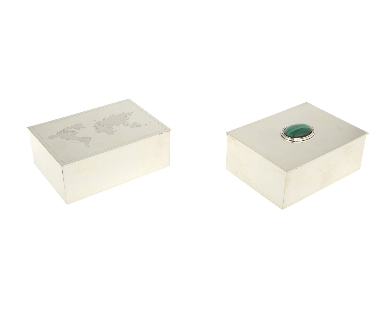 Two Tiffany & Co. sterling silver cigarette boxes (1 of 4)