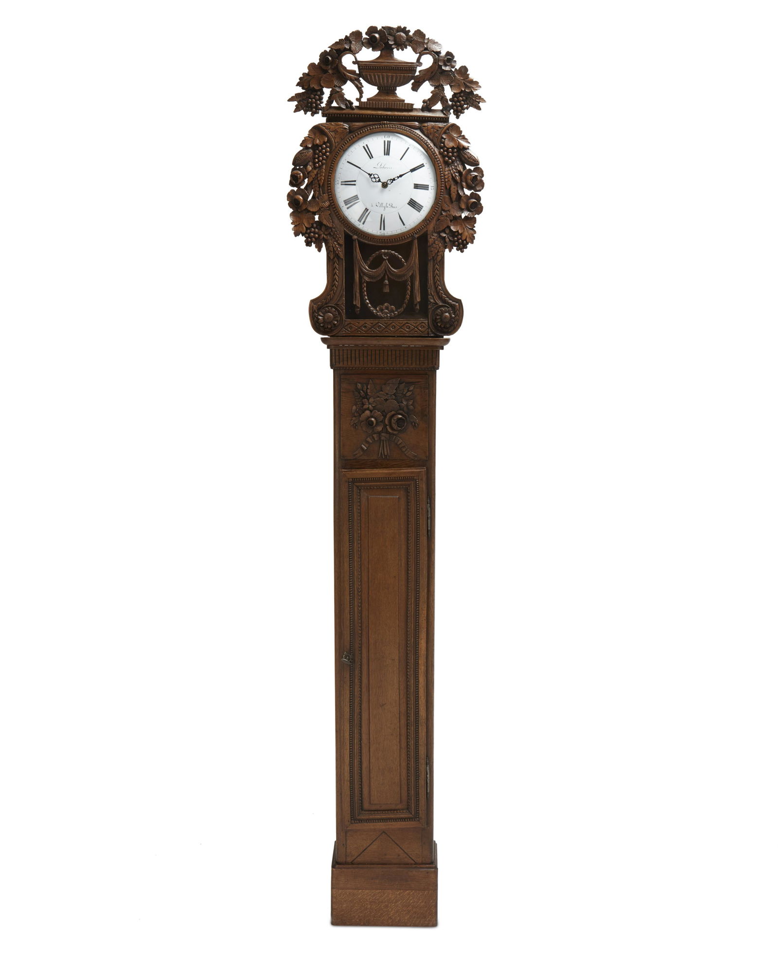 A French Norman Saint Nicolas oak longcase clock (1 of 2)