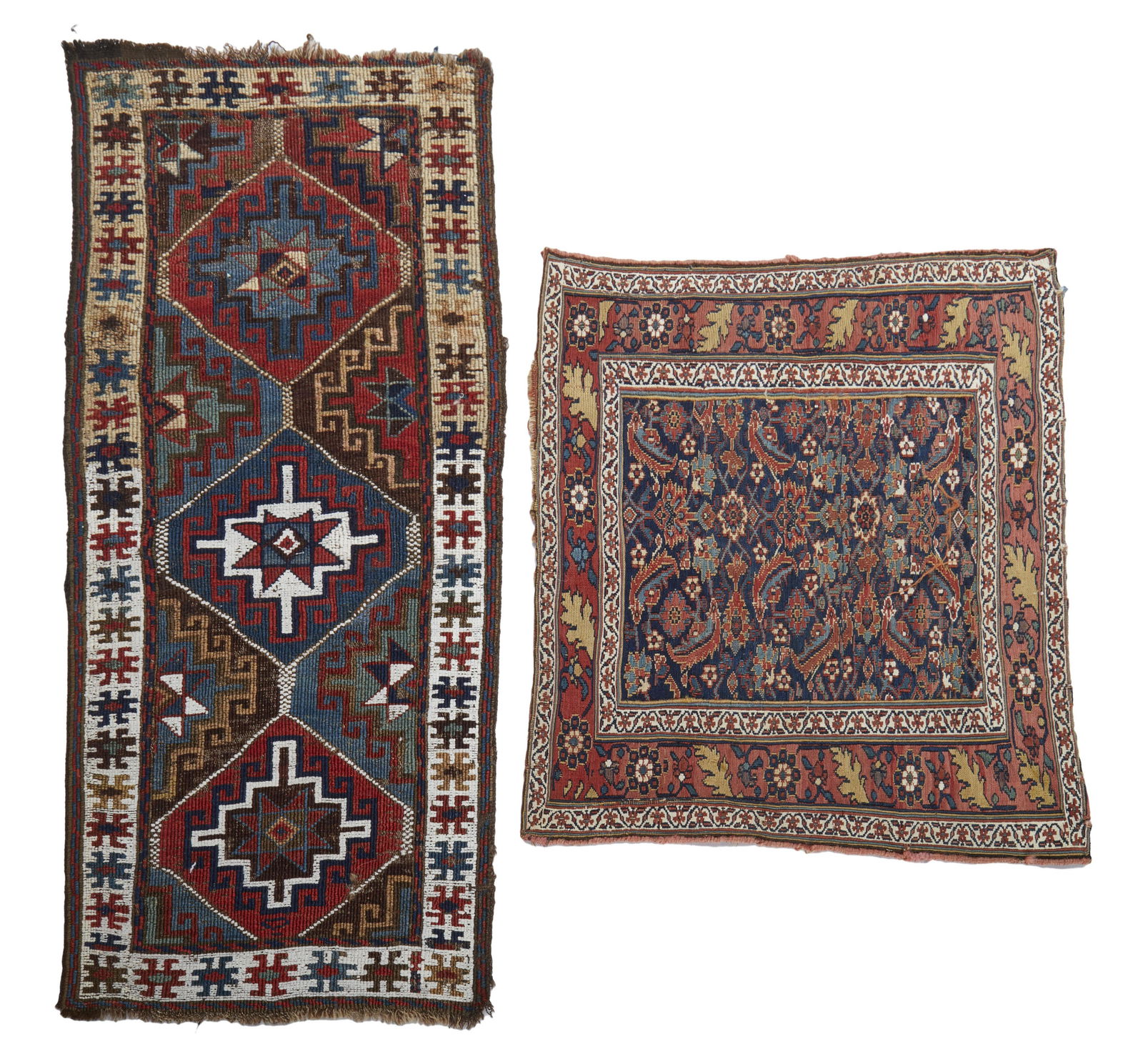 Two diminutive wool rugs (1 of 4)