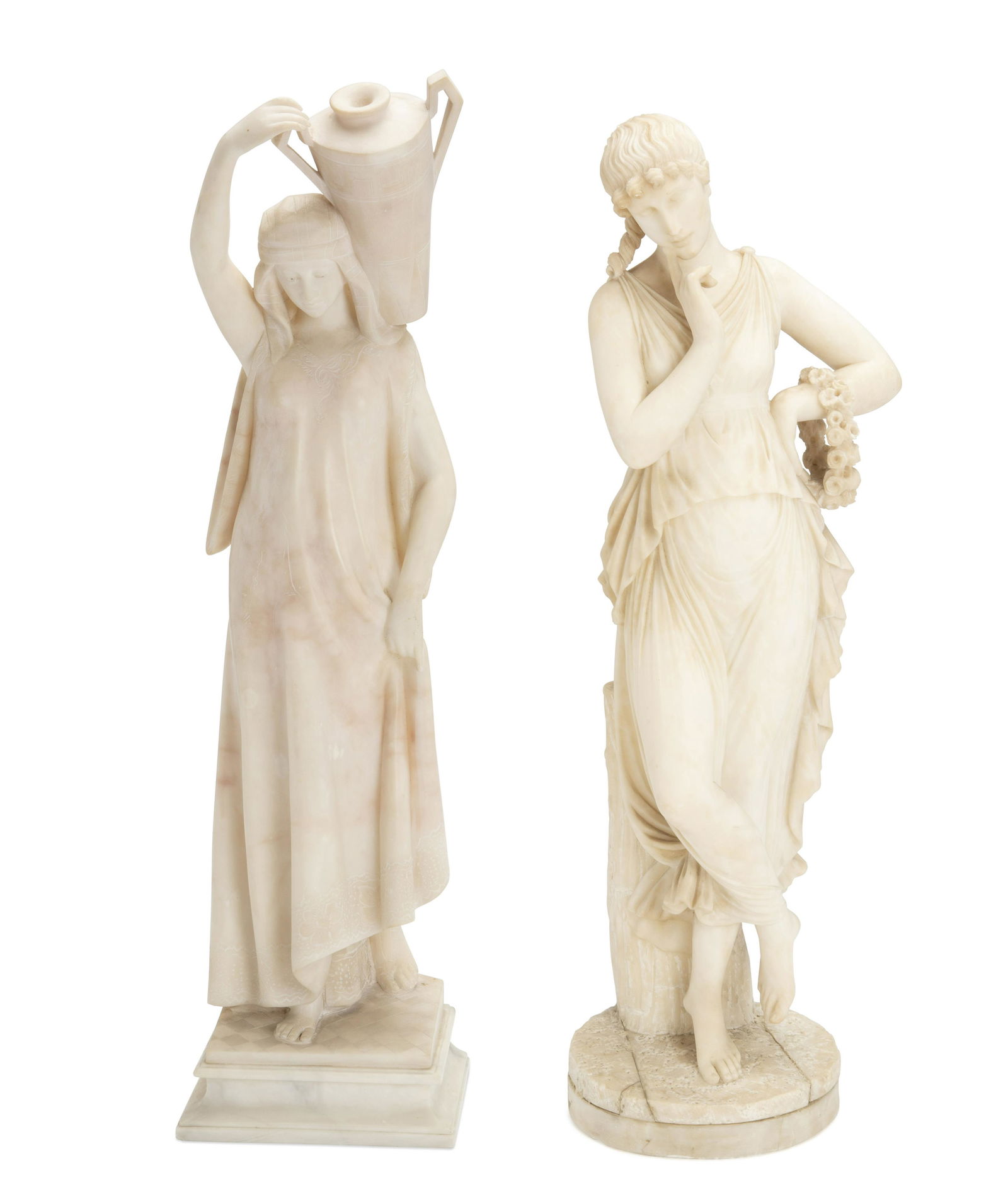 Two Continental alabaster sculptures (1 of 3)