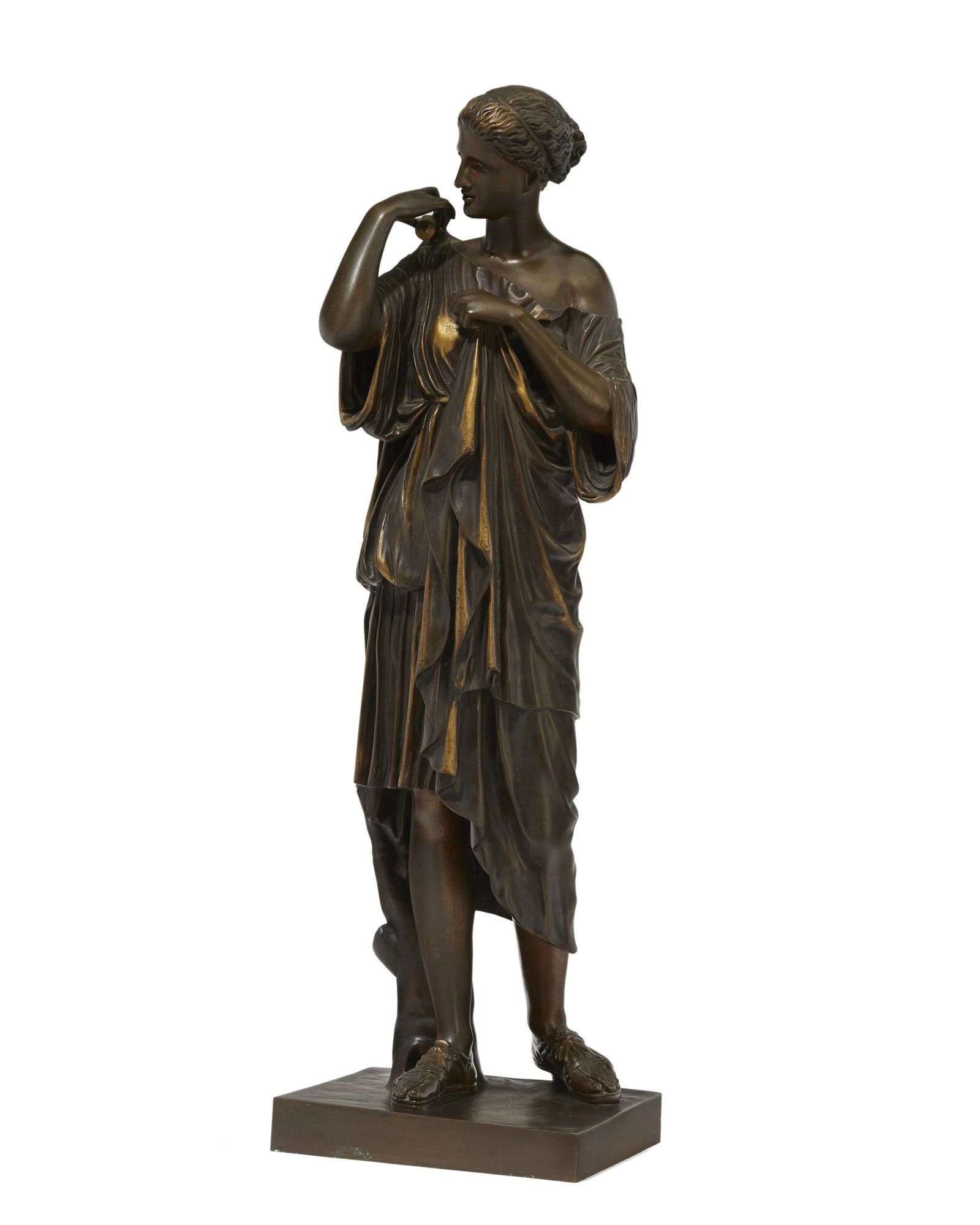 A Classical-style bronze sculpture (1 of 2)