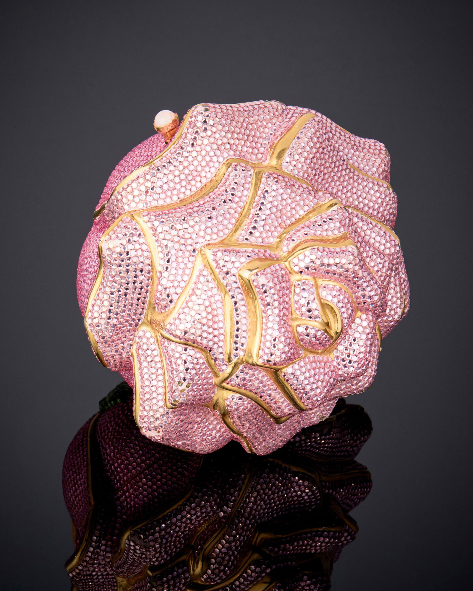 A Judith Leiber crystal rose bloom minaudiEre (1 of 3)