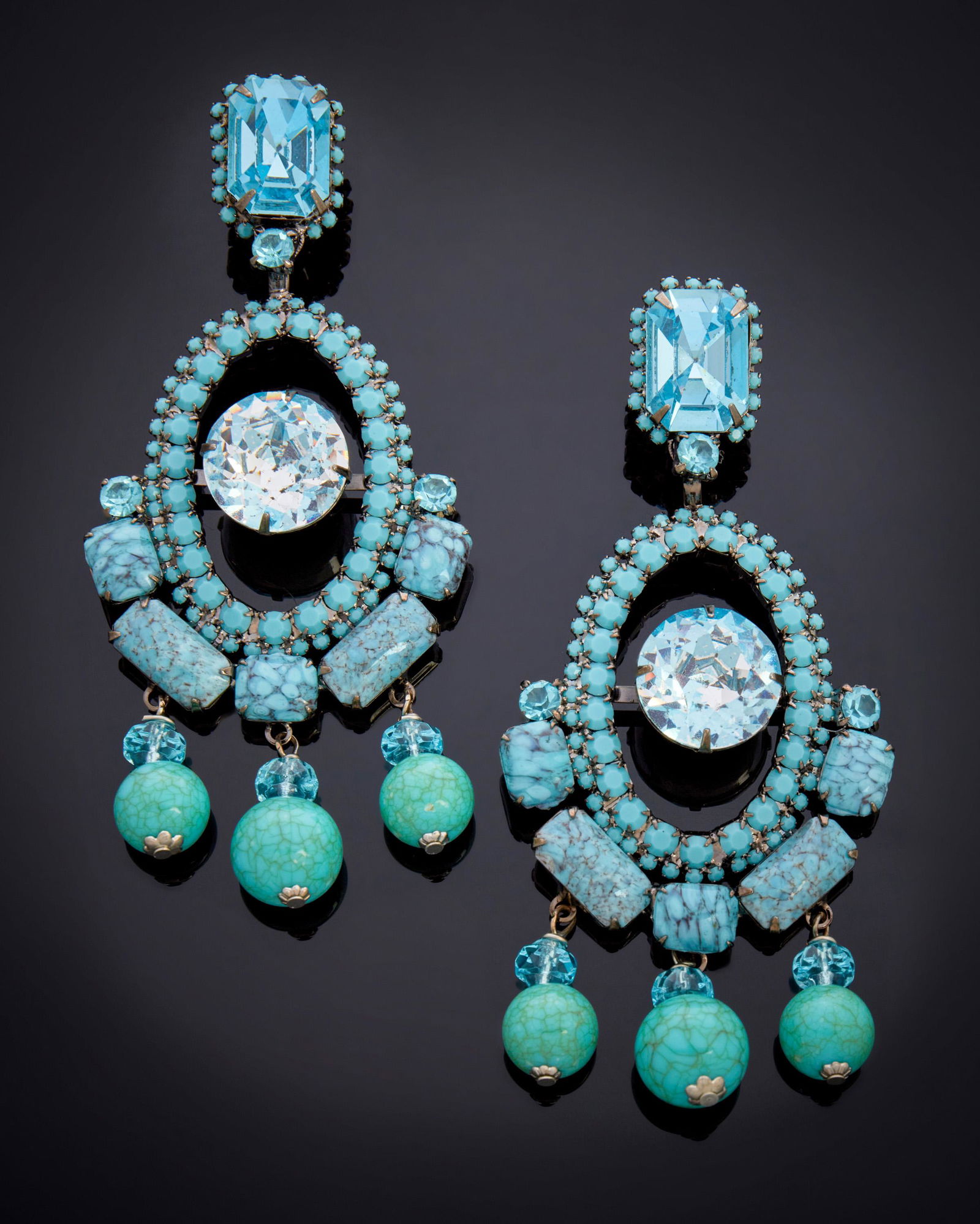 A pair of Lawrence VRBA runway earrings (1 of 2)