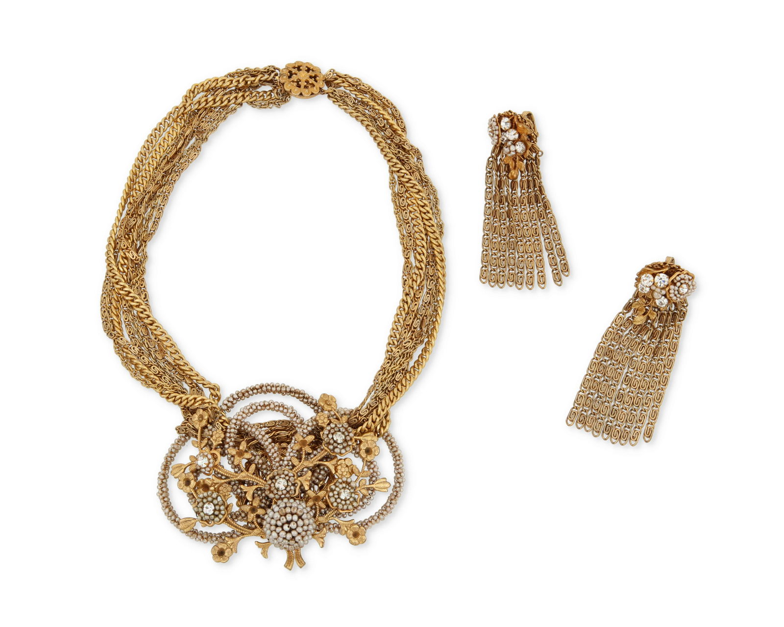 An elaborate Miriam Haskell jewelry set (1 of 1)