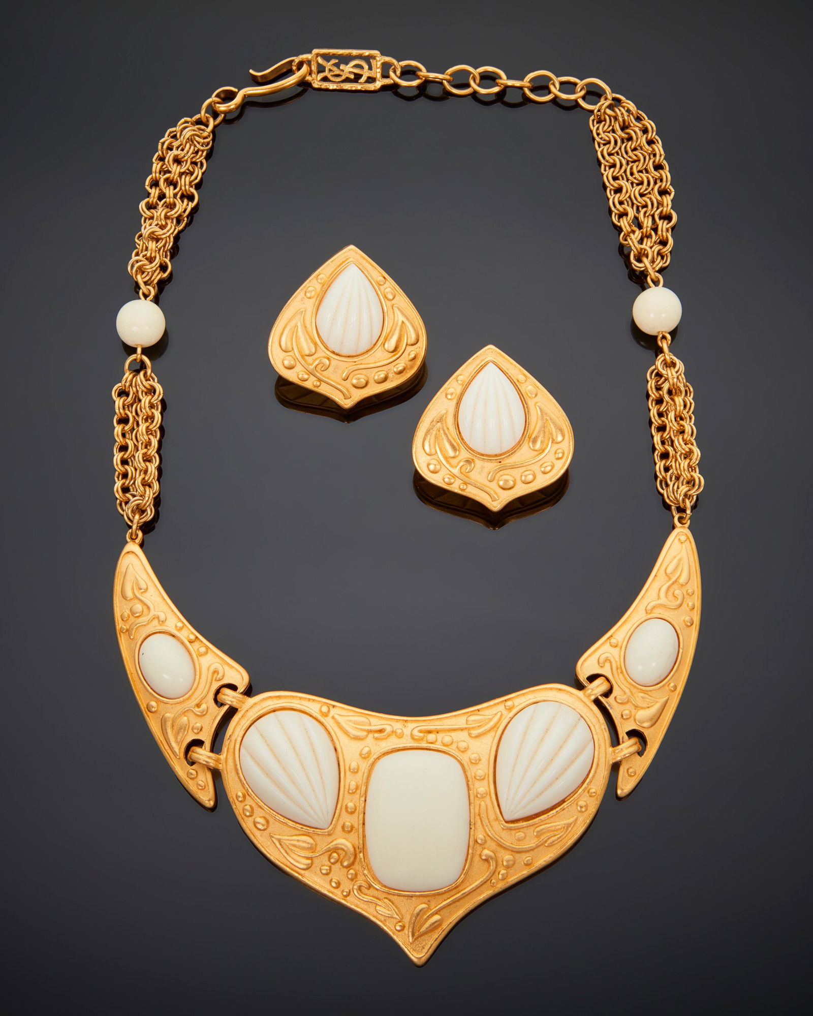 A vintage Yves Saint Laurent YSL jewelry set (1 of 2)