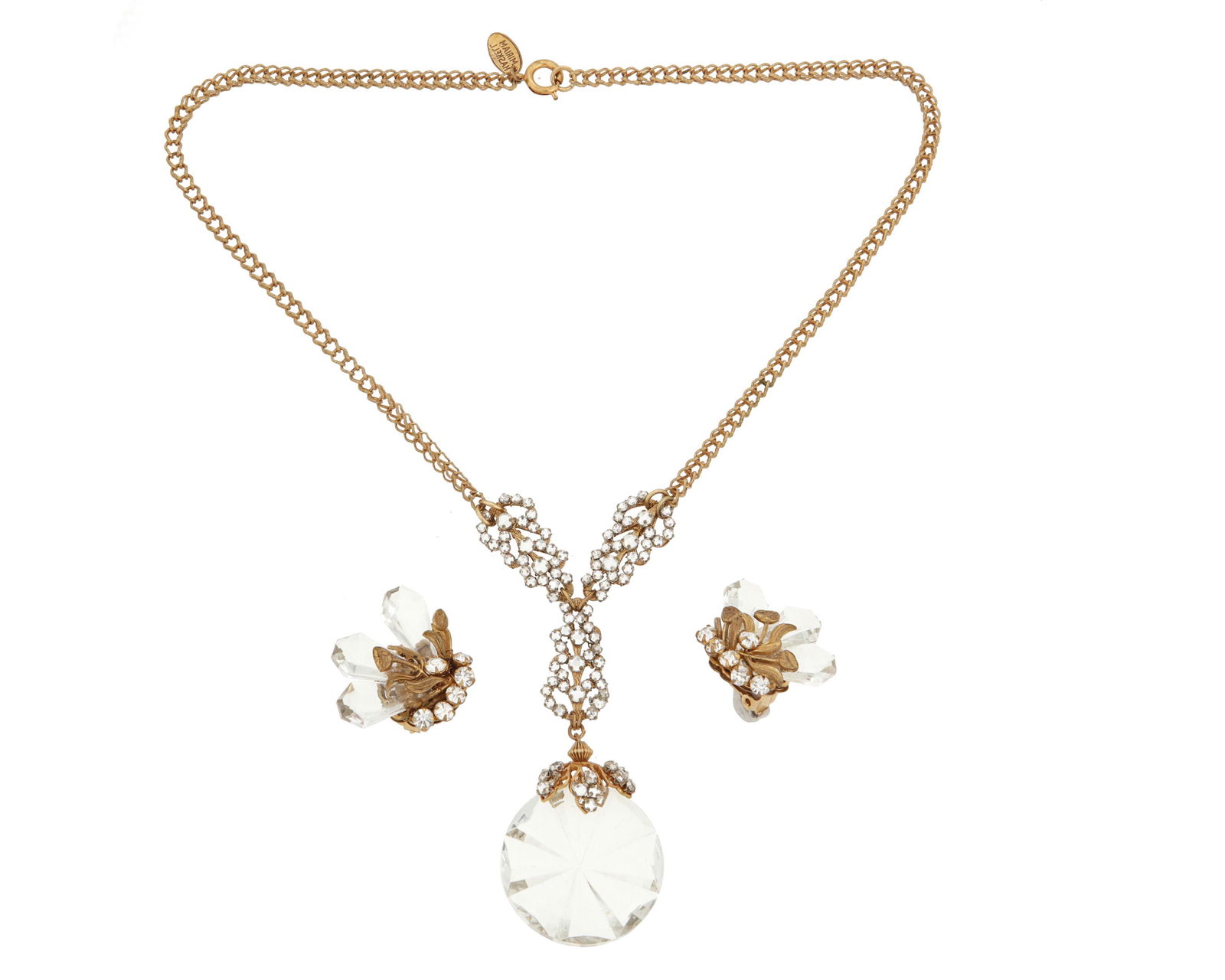 A Miriam Haskell necklace set (1 of 1)