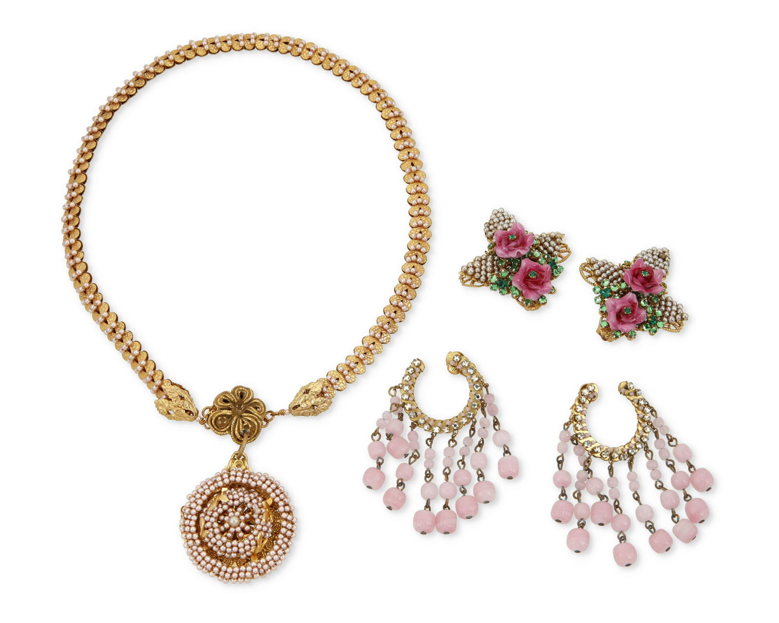 A group of Stanley Hagler and Miriam Haskell jewelry (1 of 1)