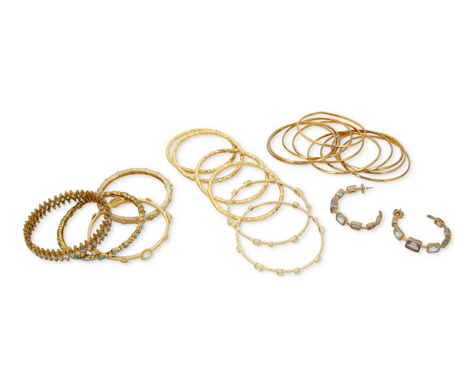 A large group of gold-toned jewelry (1 of 1)