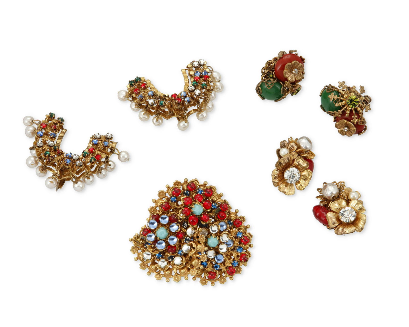 A group of Miriam Haskell jewelry (1 of 2)