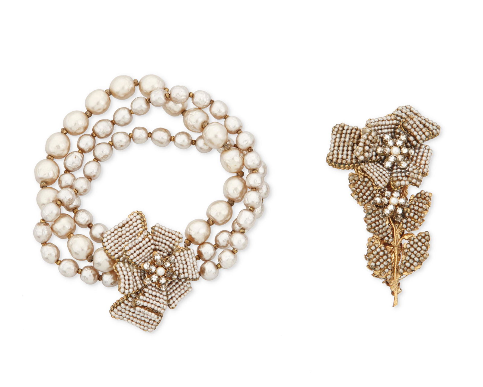 A set of Miriam Haskell jewelry (1 of 2)