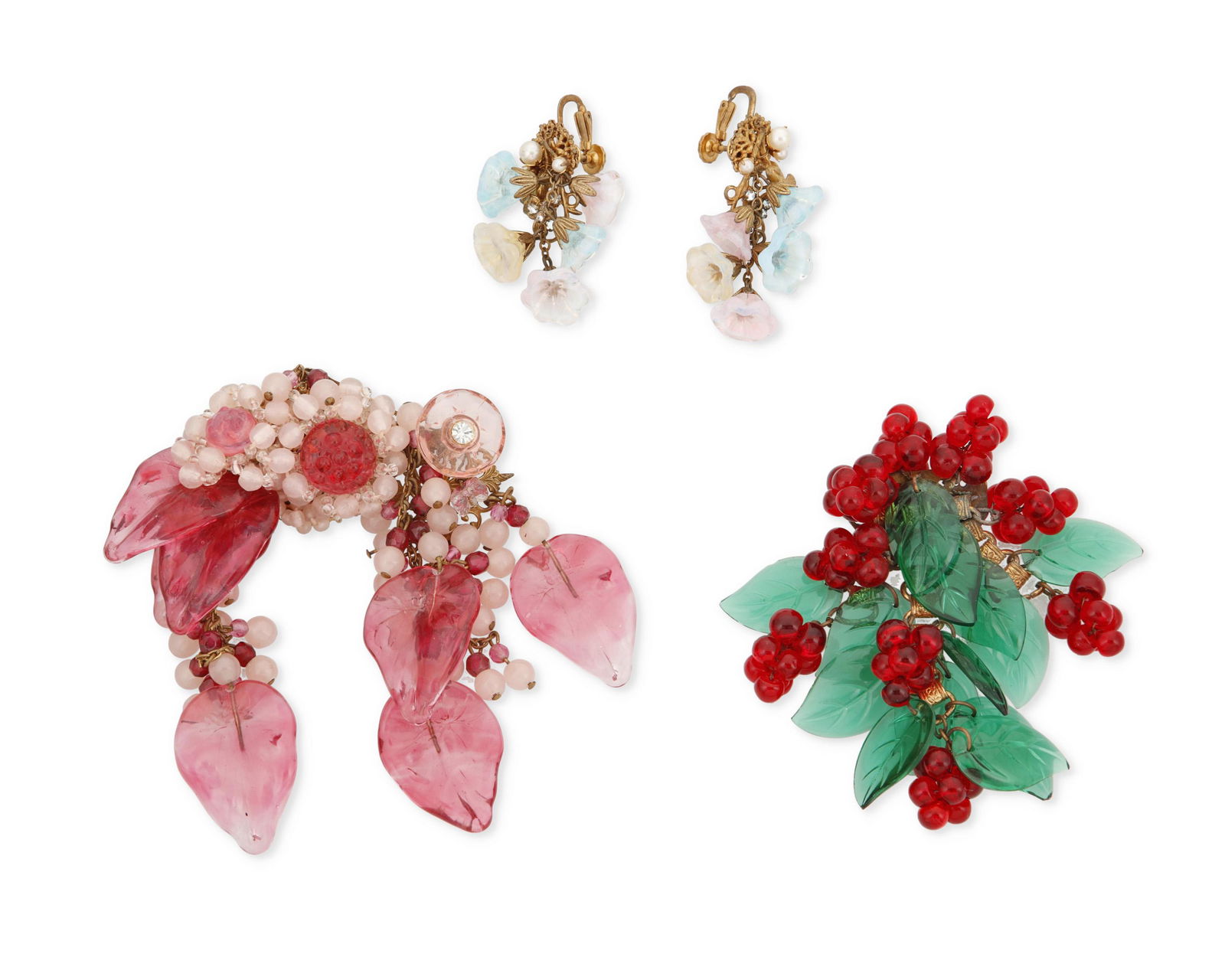 A group of Miriam Haskell glass jewelry (1 of 1)