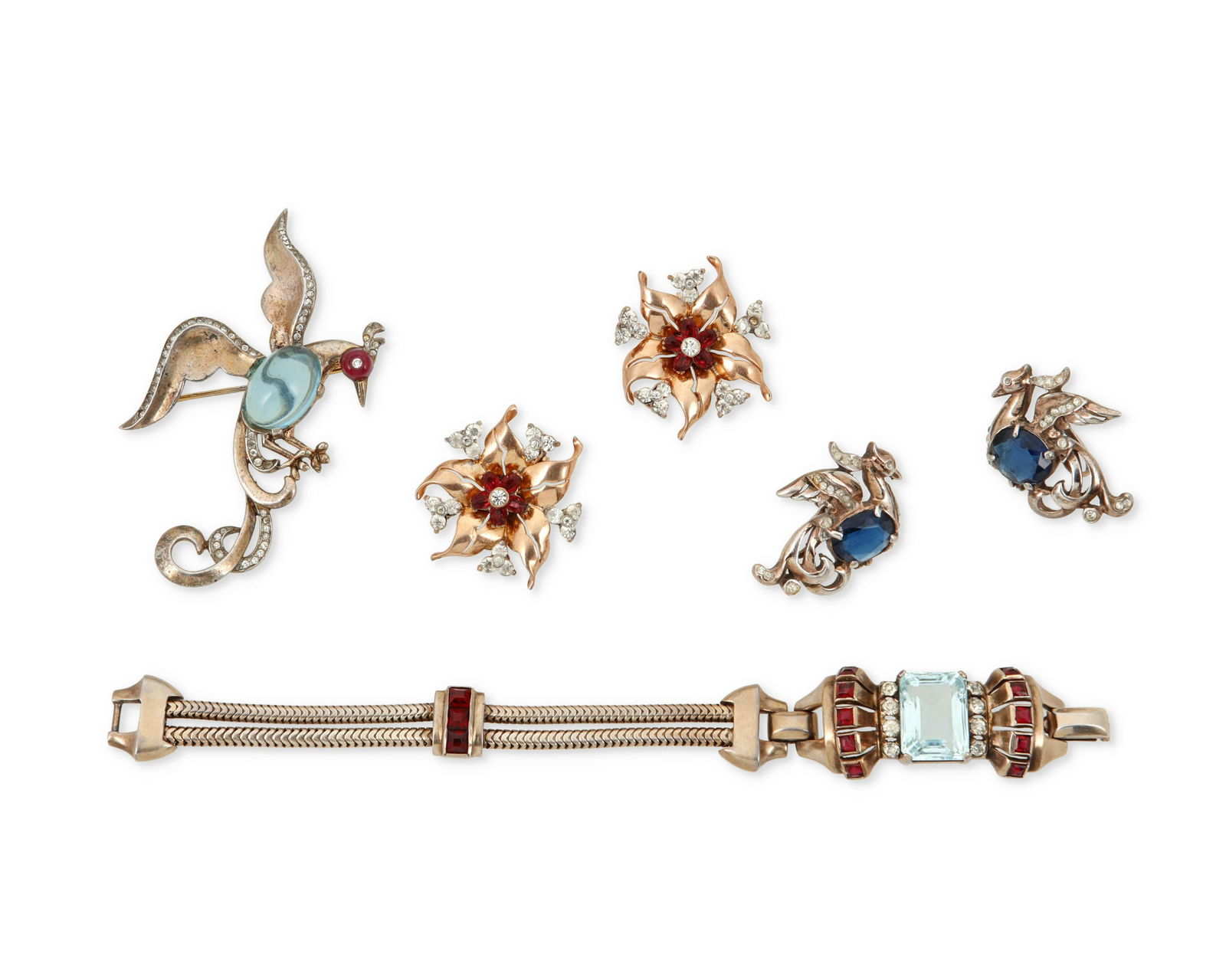 A group of vintage sterling silver jewelry (1 of 1)