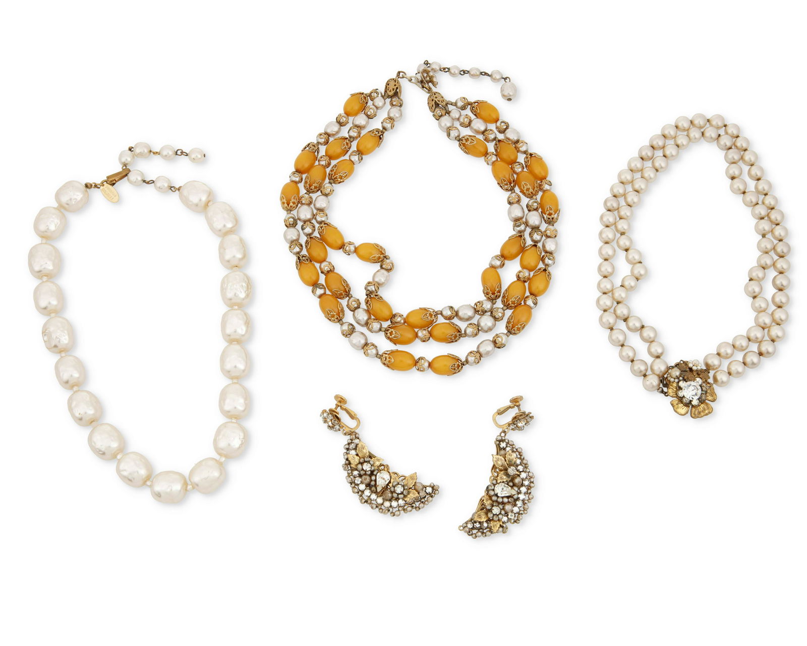 A group of Miriam Haskell jewelry (1 of 2)