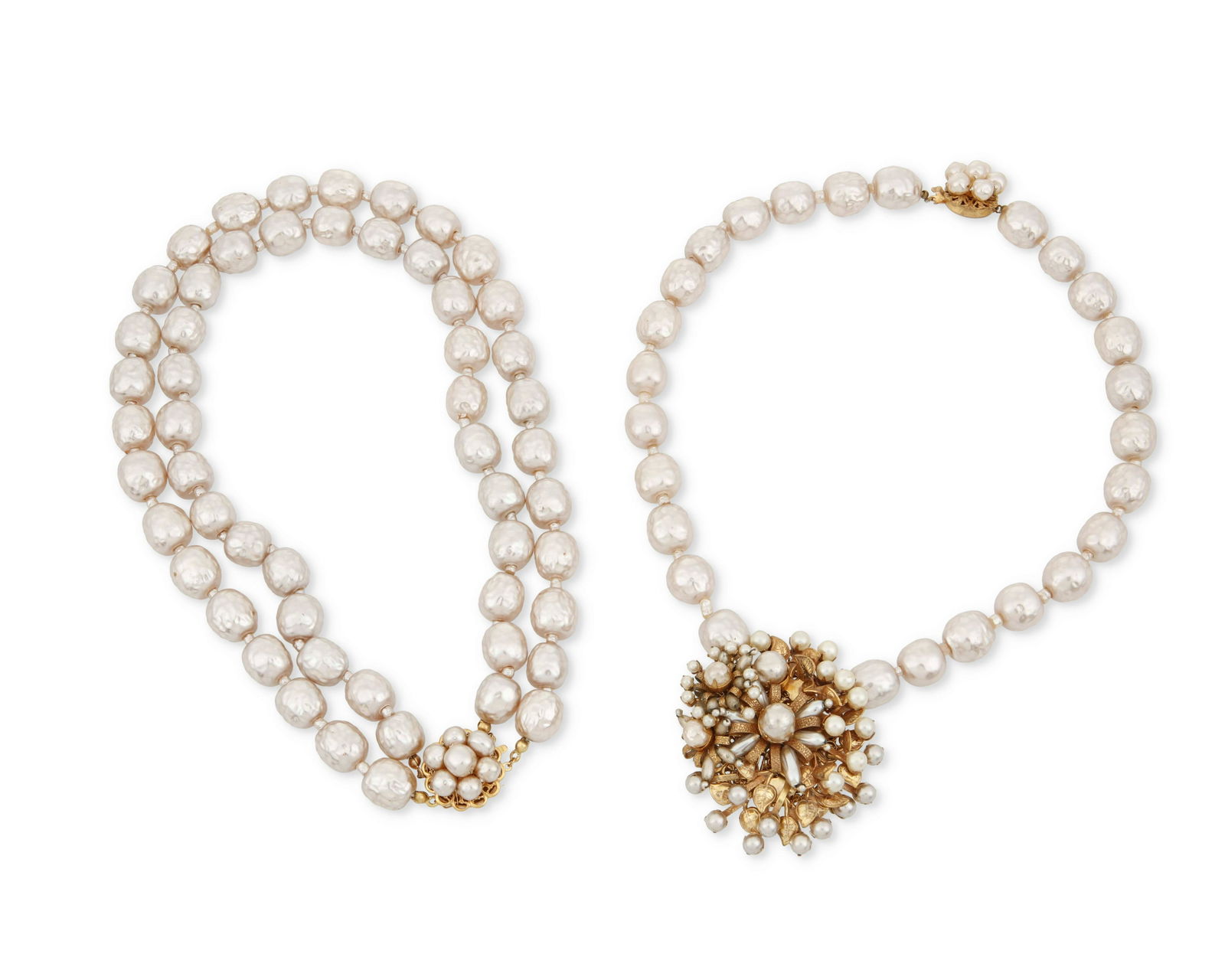 Two Miriam Haskell necklaces (1 of 2)
