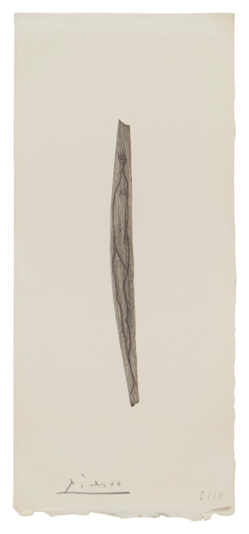 Pablo Picasso, (1881-1973), "Nu," from Pierre Andre Benoit, "Toute la Vie," Ales, P.A.B., 1960, (1 of 5)