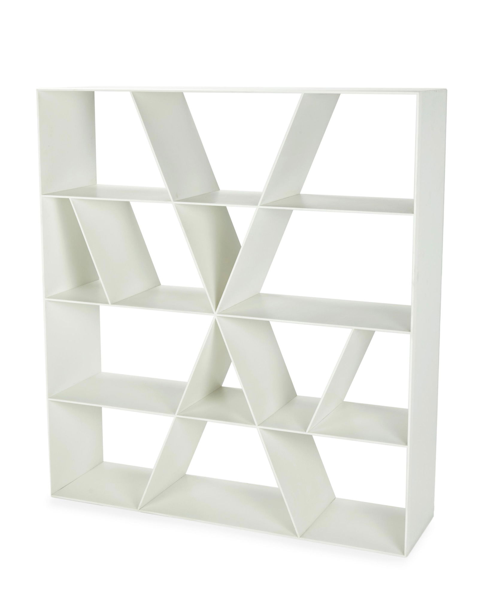 A B&B Italia "Shelf X" shelving unit 21st century 57" H x 51.75" W x 14.5" D (1 of 3)