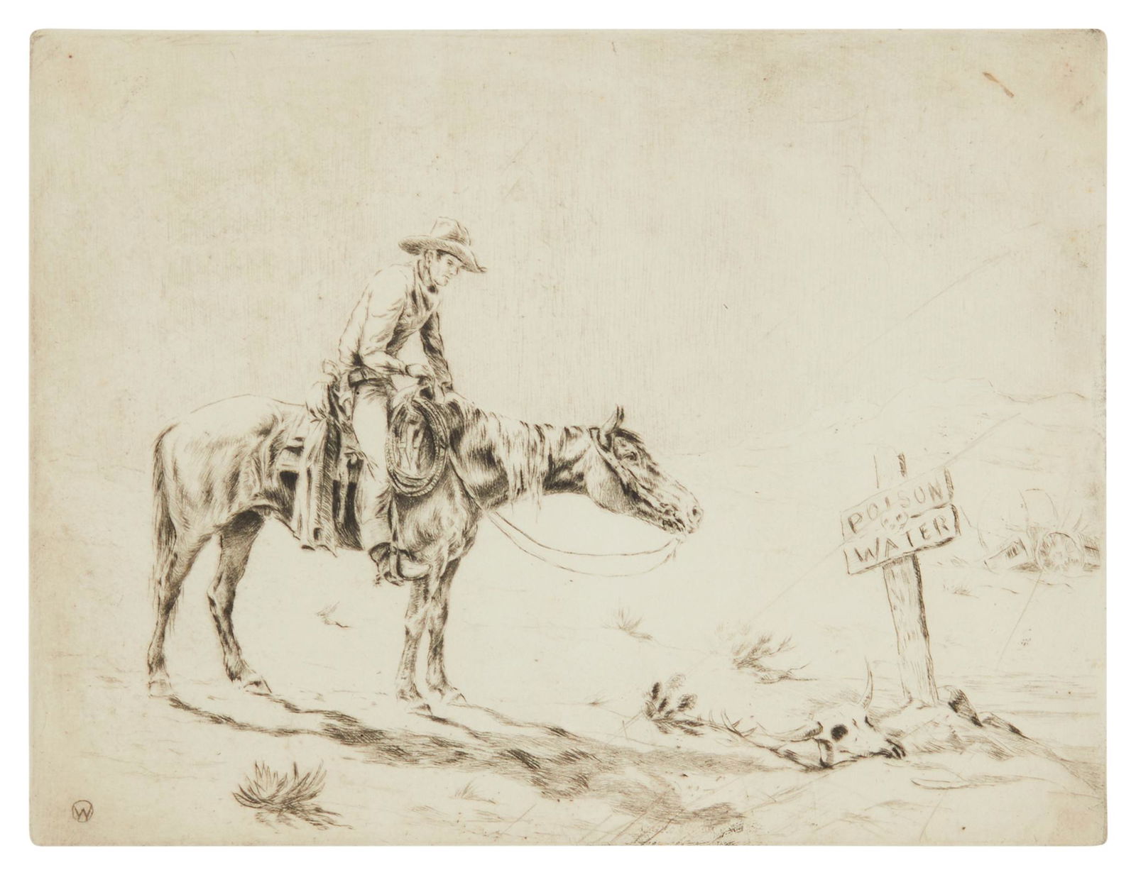 Olaf Carl Wieghorst (1899-1988), "Poison Water" (1 of 6)