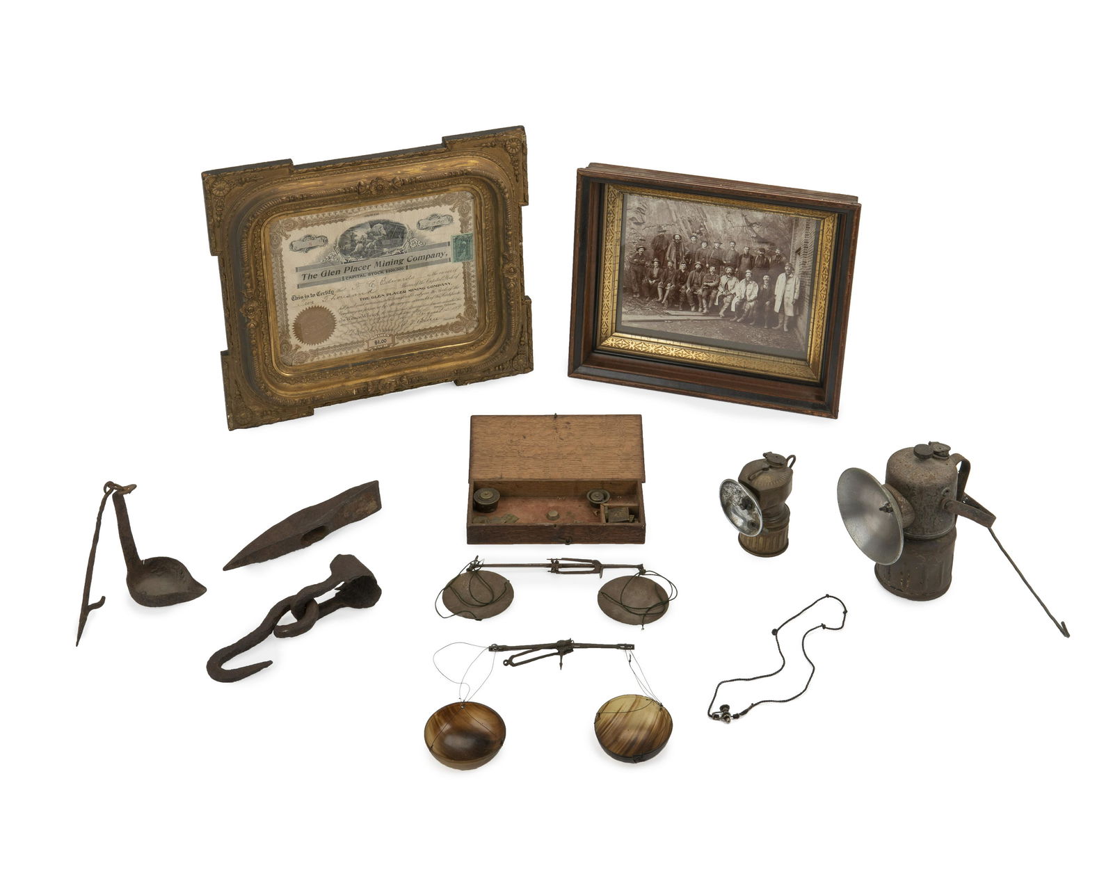 A group of mining items (1 of 3)