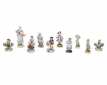 A group of porcelain figures (1 of 5)