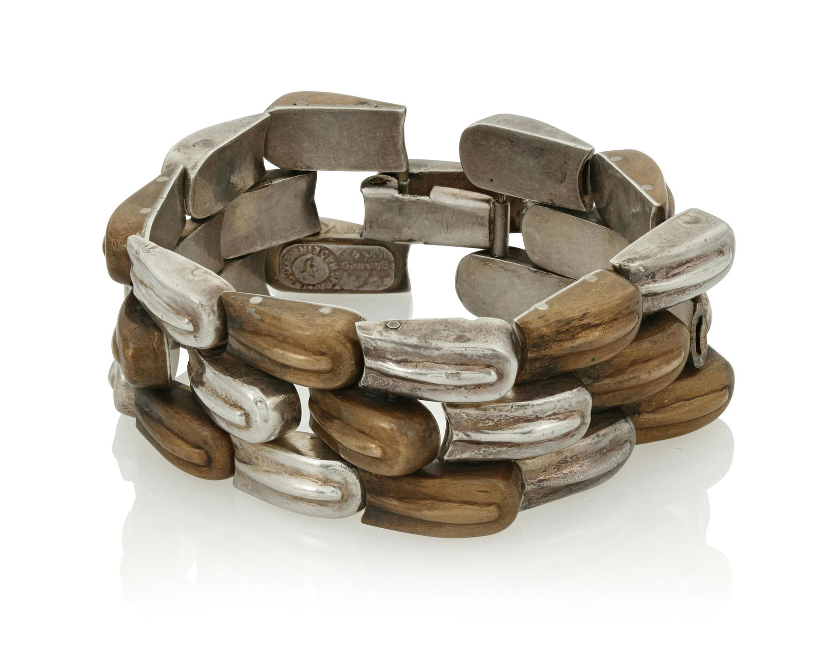 A William Spratling silver and copper link bracelet (1 of 2)