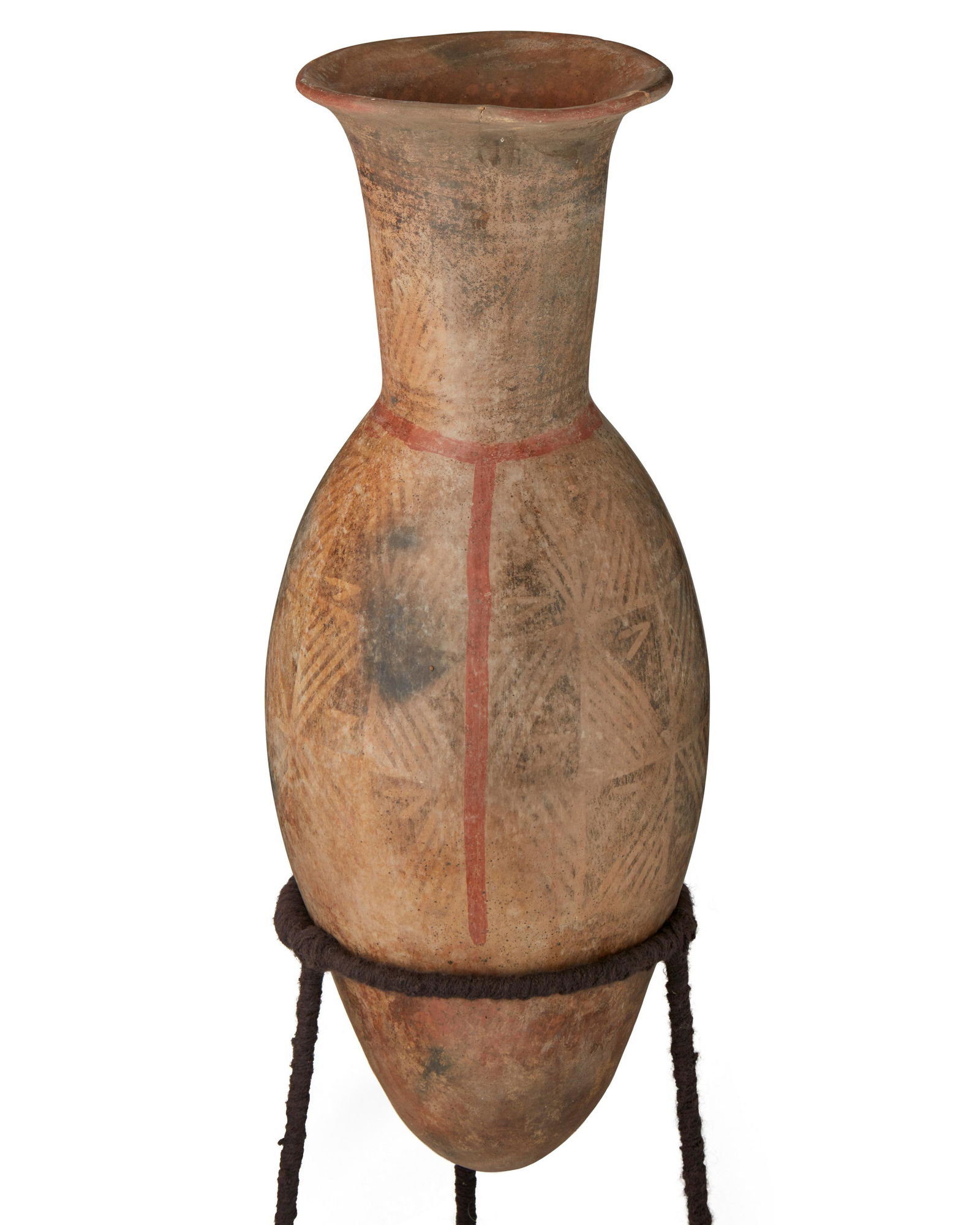 A Narino-Carchi ceramic bullet amphora urn (1 of 3)