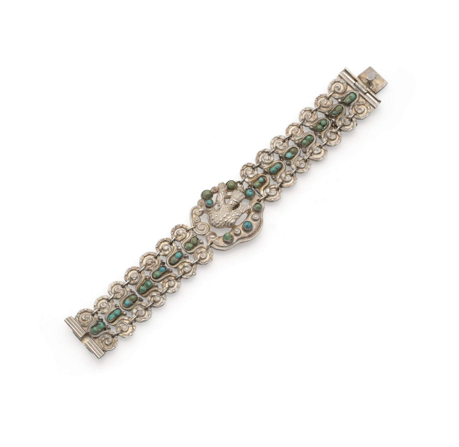 A Matl silver link bracelet (1 of 3)