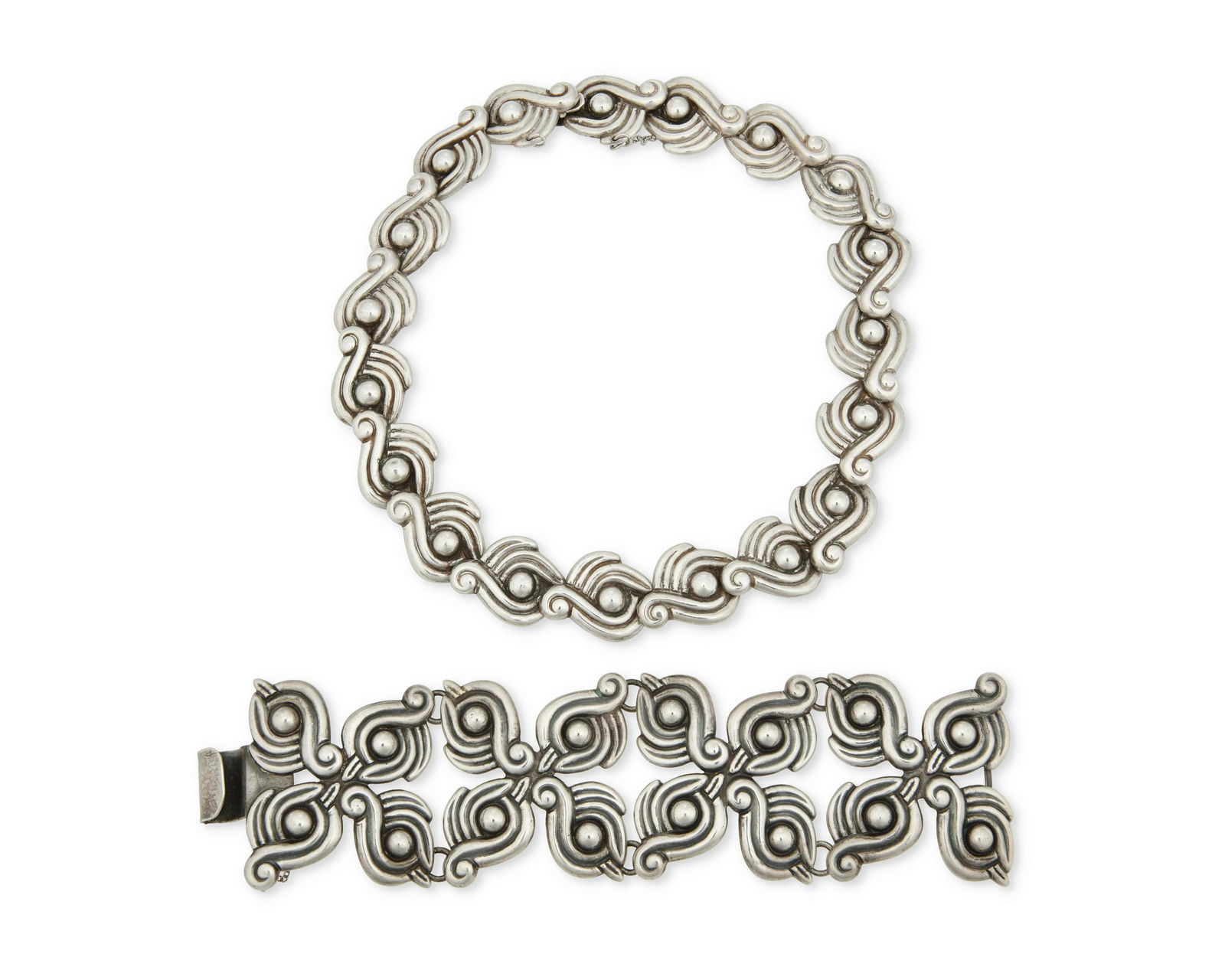 A group of Los Castillo silver jewelry (1 of 2)