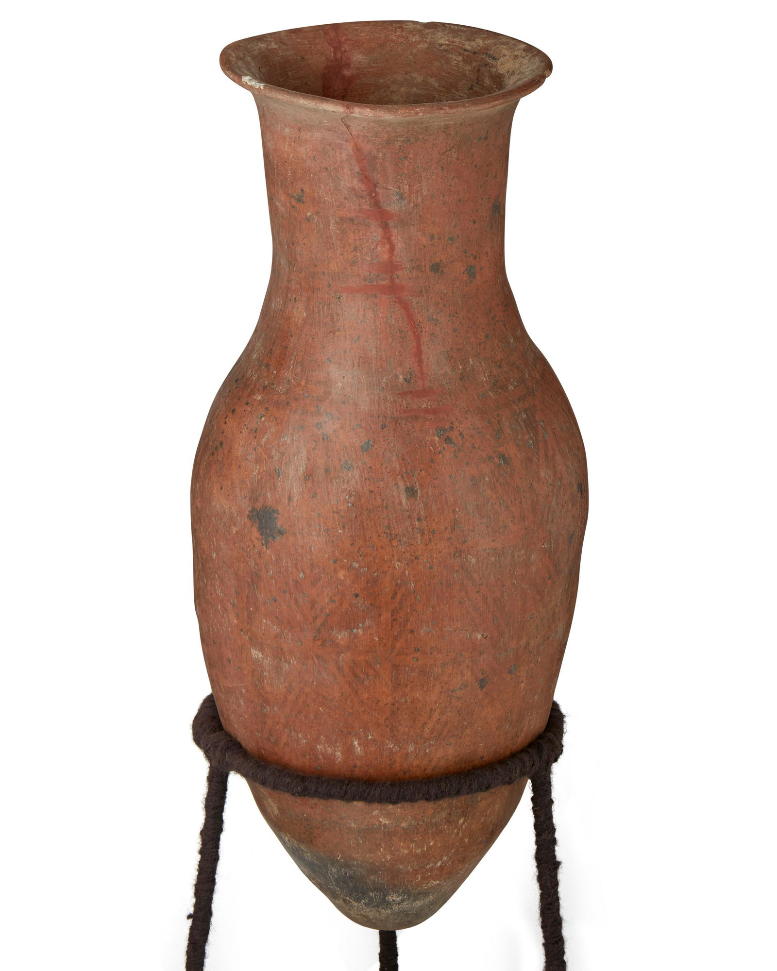 A Narino-Carchi ceramic bullet amphora urn (1 of 2)