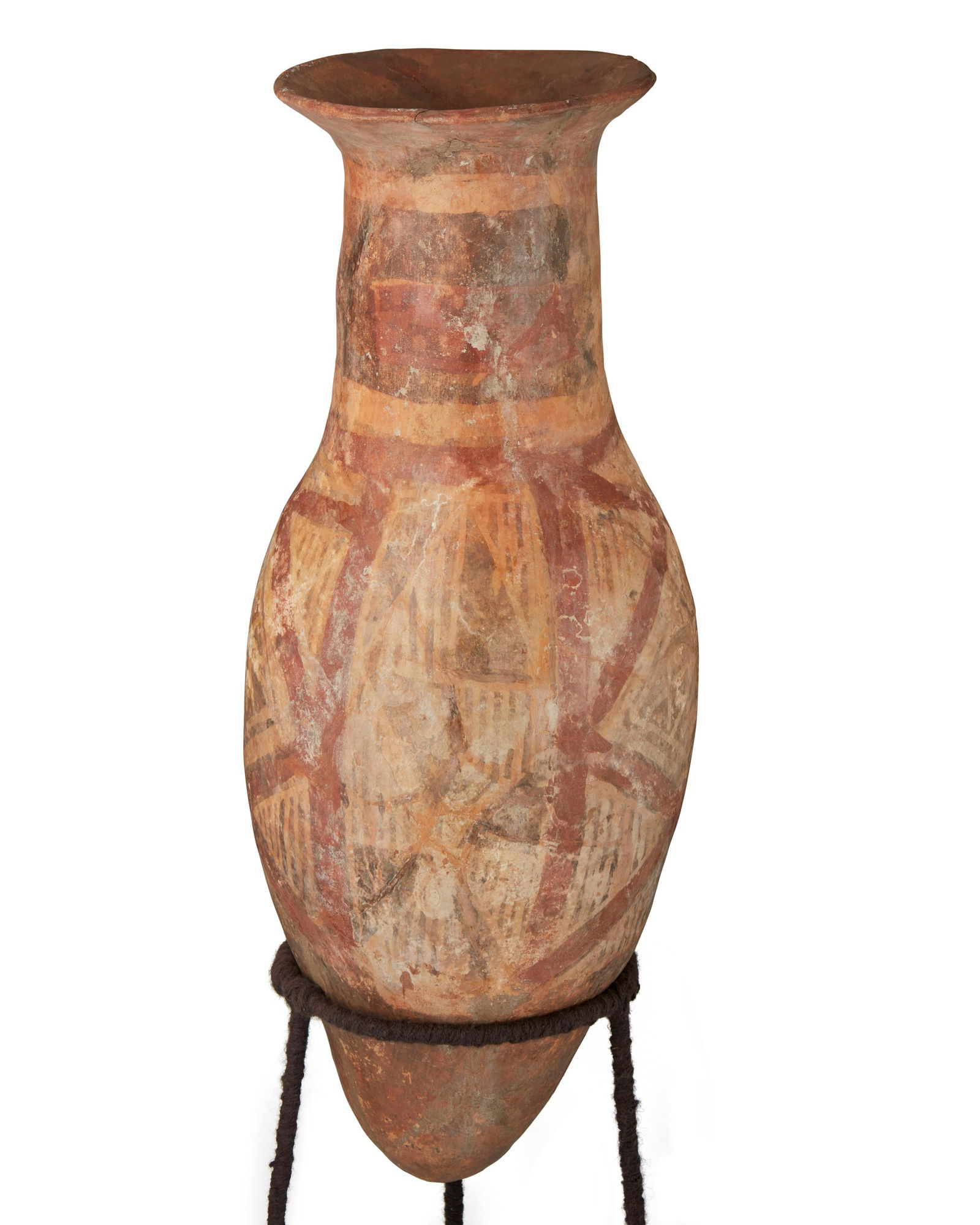 A Narino-Carchi ceramic bullet amphora urn (1 of 3)