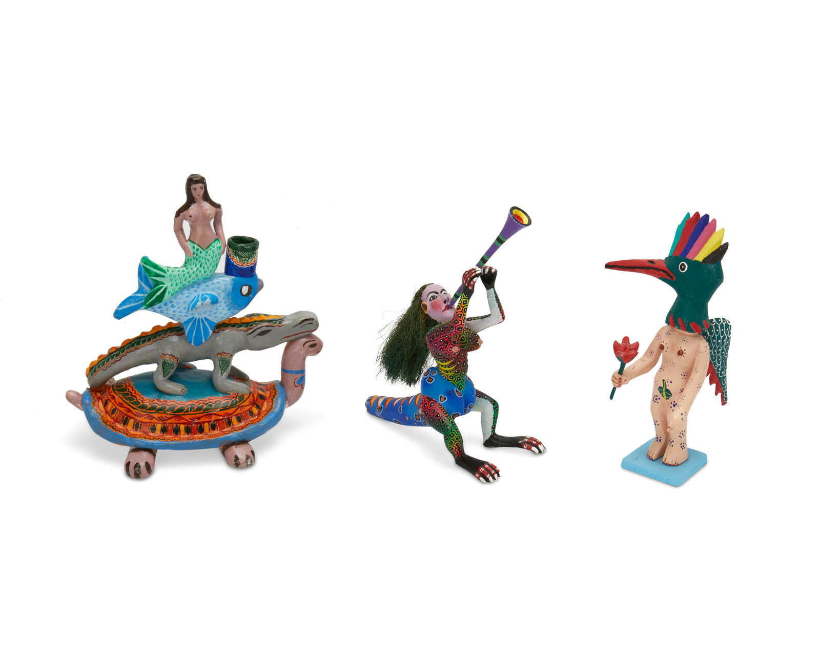 Three Oaxacan sculptures (1 of 8)