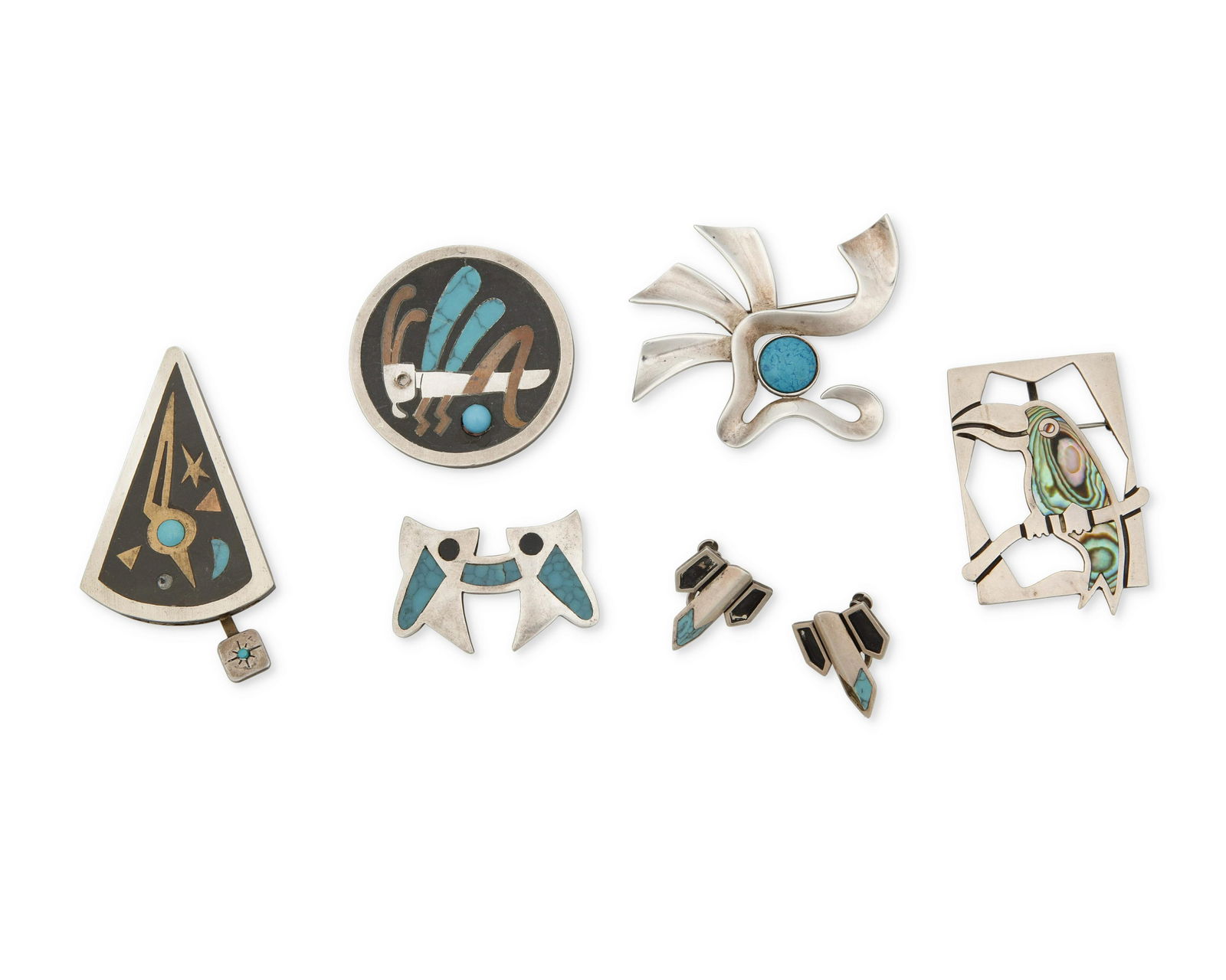 A group of Miguel Garcia Martinez brooches (1 of 2)