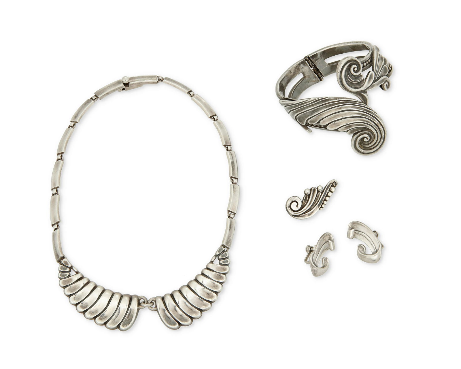 A group of Margot de Taxco sterling silver jewelry (1 of 2)