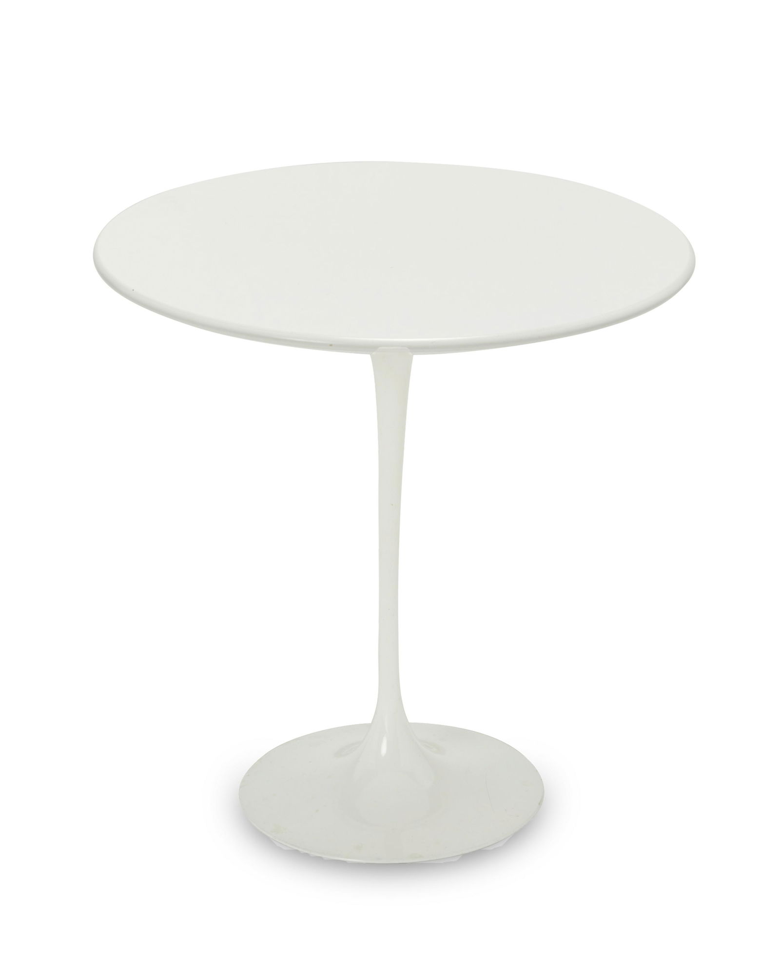 An Eero Saarinen-style tulip side table (1 of 4)