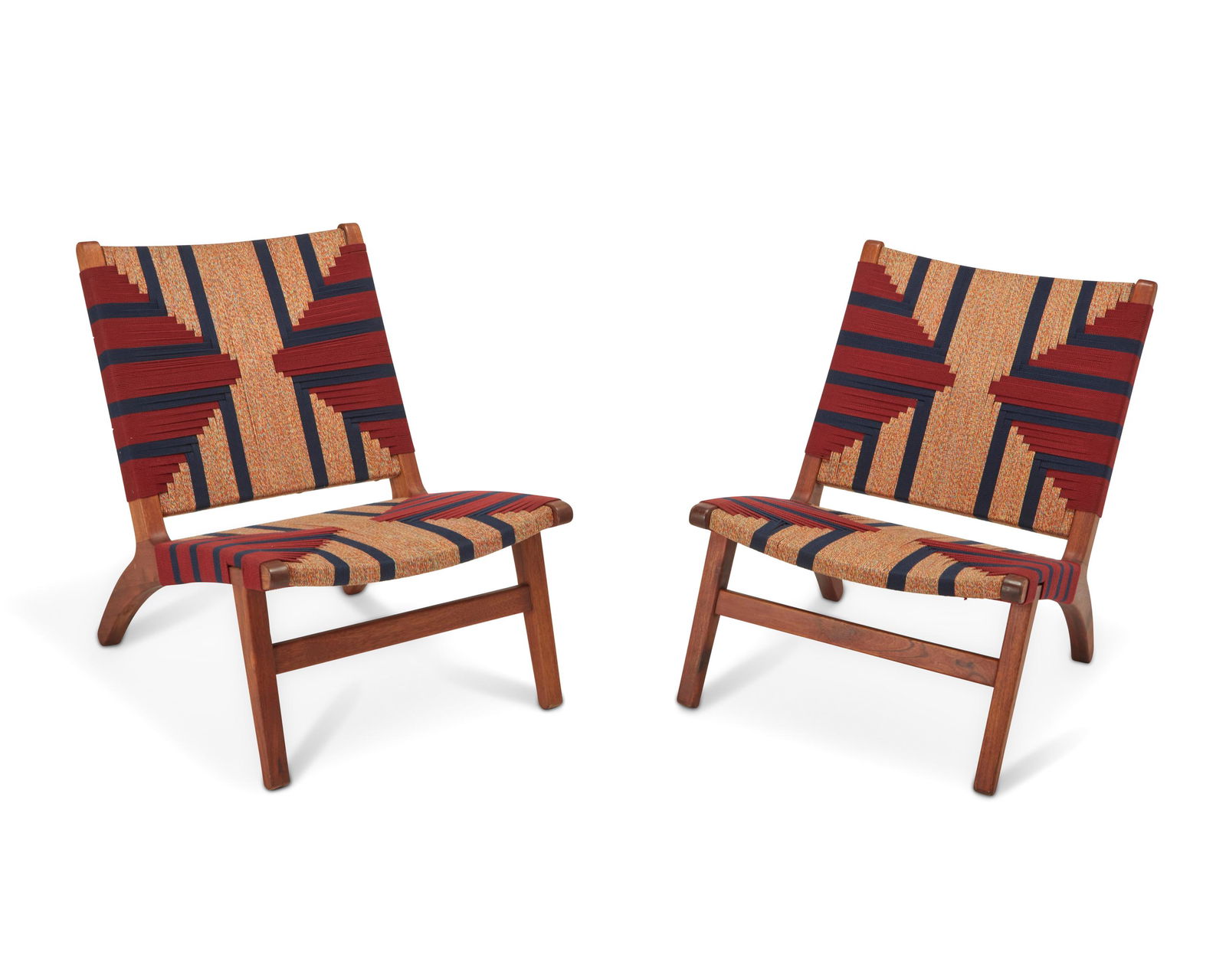 A pair of Masaya & Co. "Momotombo" lounge chairs (1 of 4)