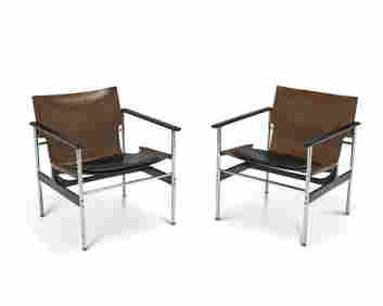 Charles Pollock (1930-2013), Two No. 657 Pollock Arm Chairs for Knoll, mid-20th century (1 of 5)